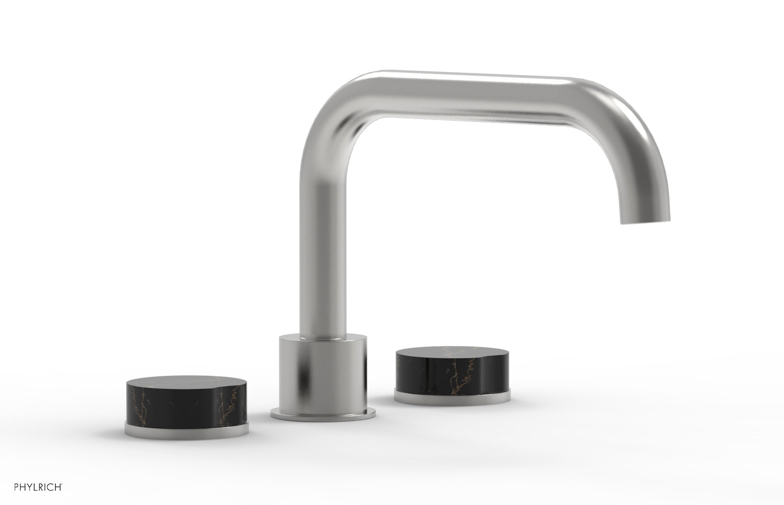 CIRC - Deck Tub Set - Low Spout Marble Handles 250L-42