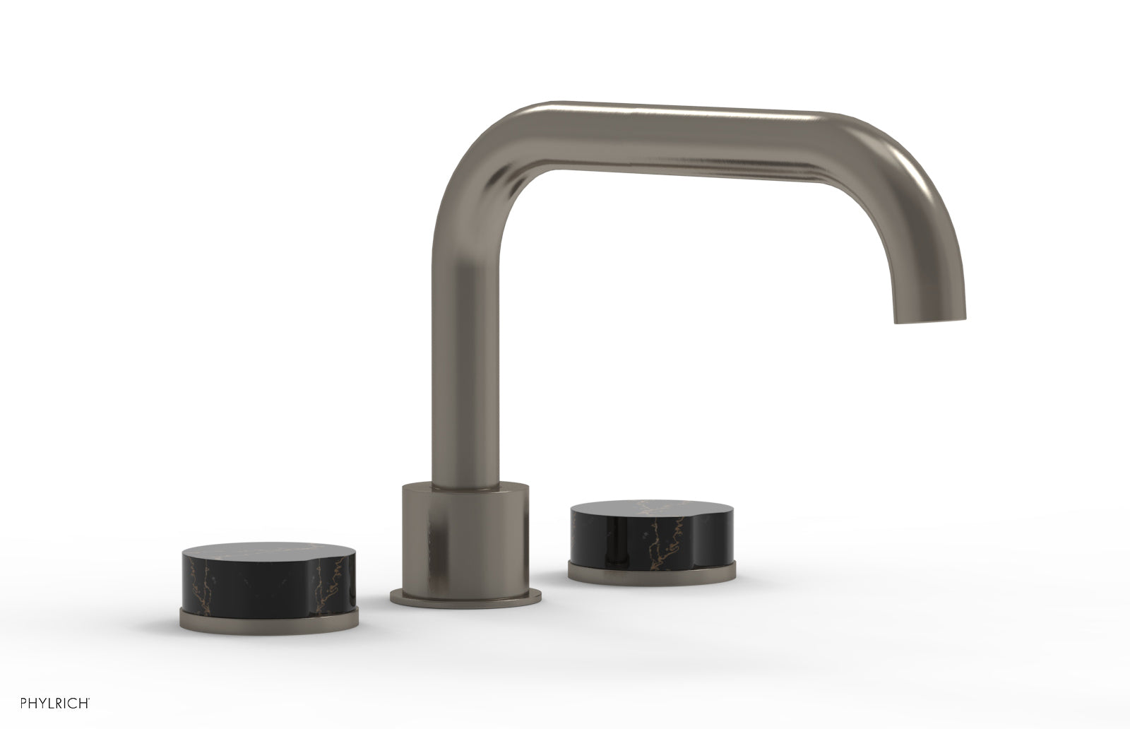 CIRC - Deck Tub Set - Low Spout Marble Handles 250L-42