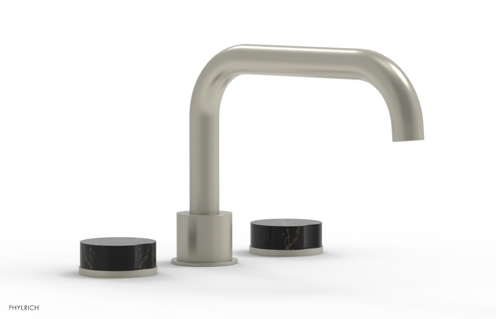 CIRC - Deck Tub Set - Low Spout Marble Handles 250L-42