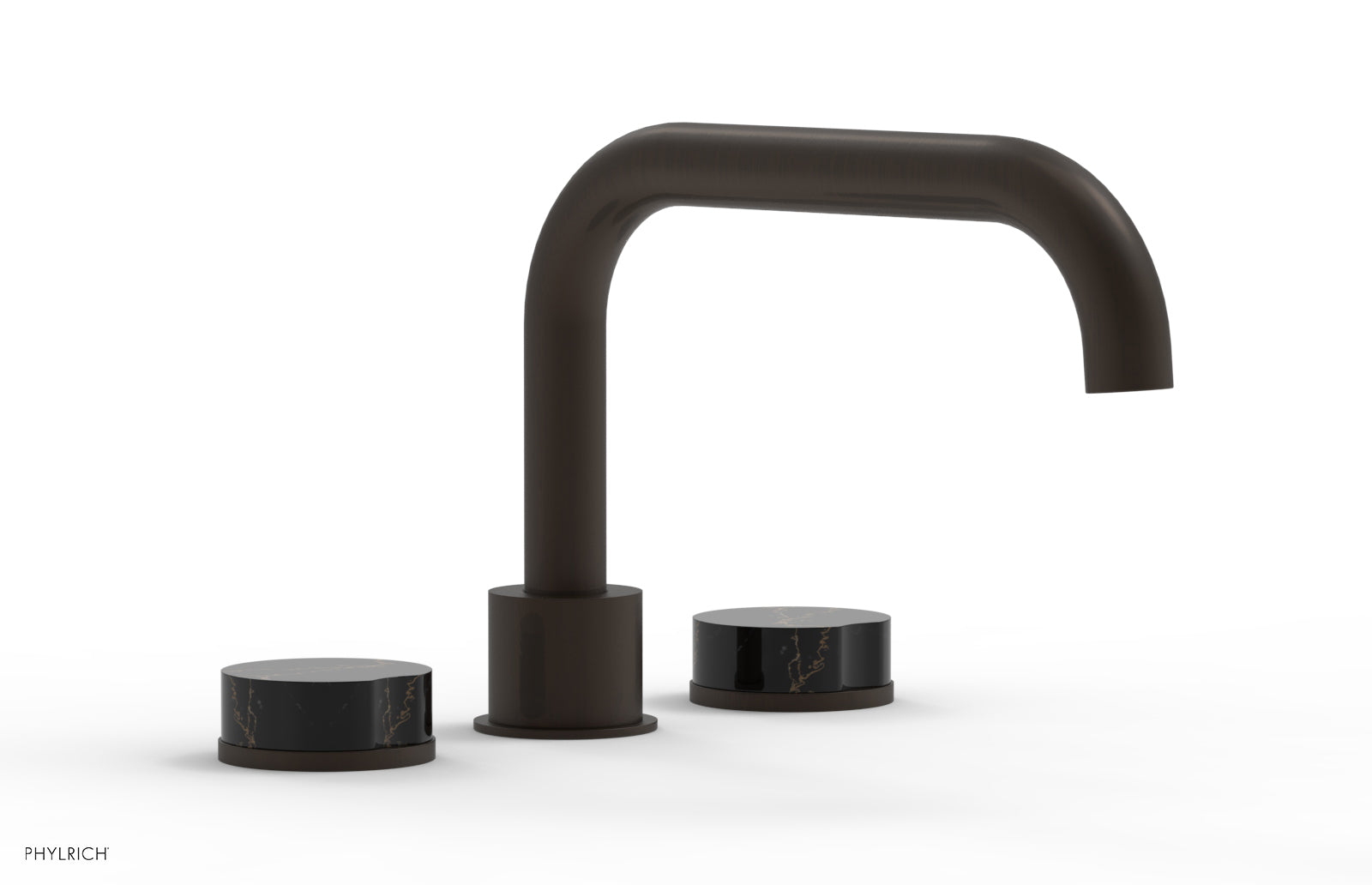 CIRC - Deck Tub Set - Low Spout Marble Handles 250L-42