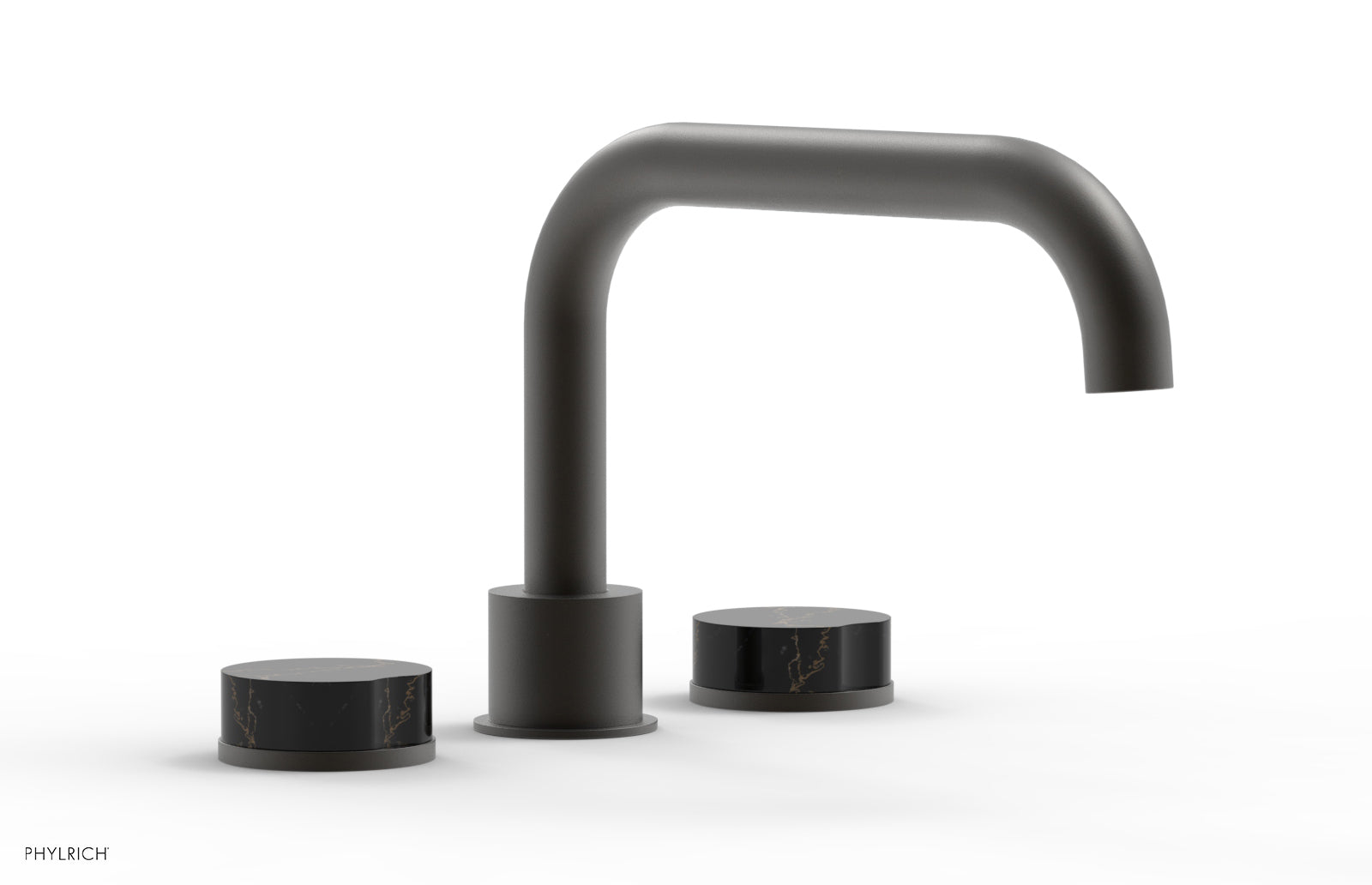 CIRC - Deck Tub Set - Low Spout Marble Handles 250L-42