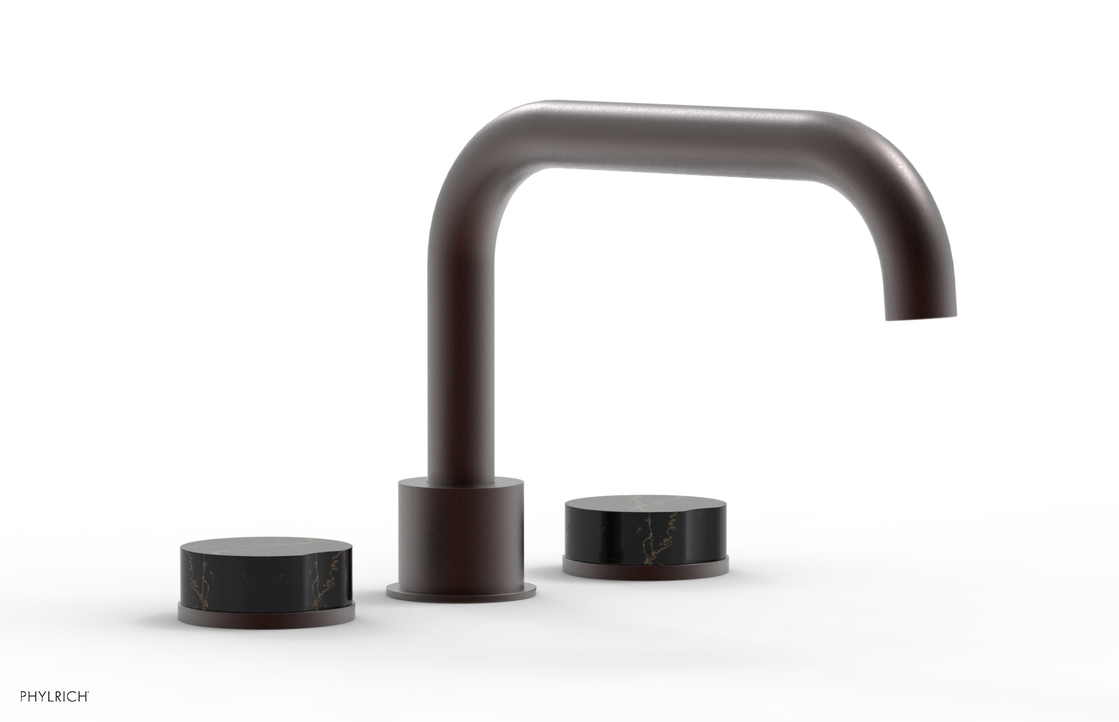 CIRC - Deck Tub Set - Low Spout Marble Handles 250L-42