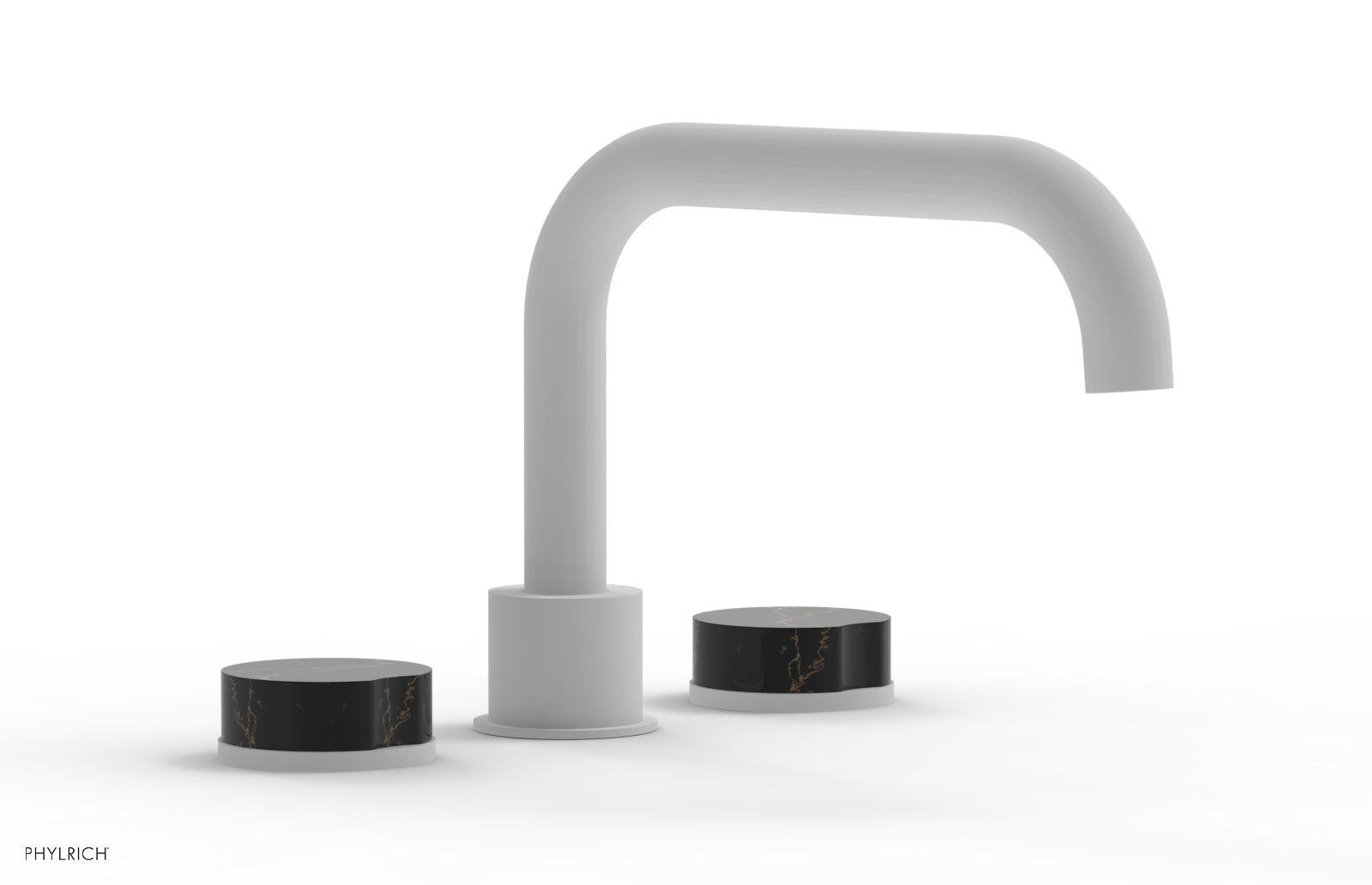 CIRC - Deck Tub Set - Low Spout Marble Handles 250L-42