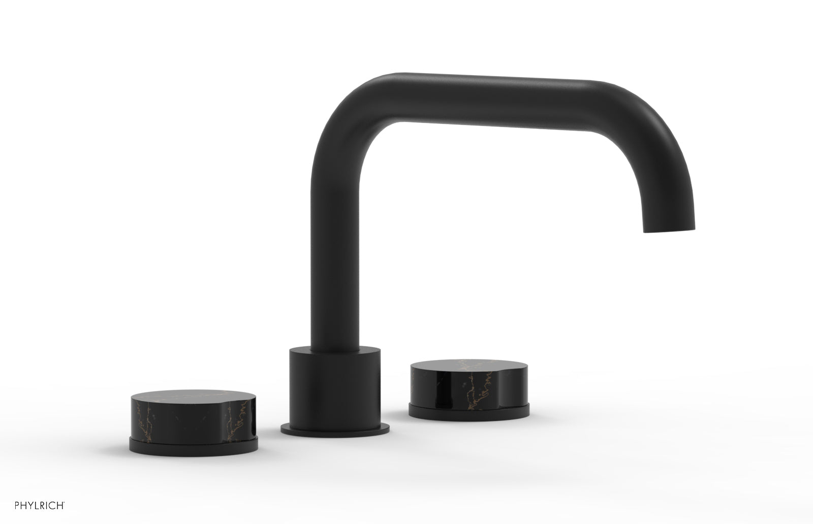 CIRC - Deck Tub Set - Low Spout Marble Handles 250L-42