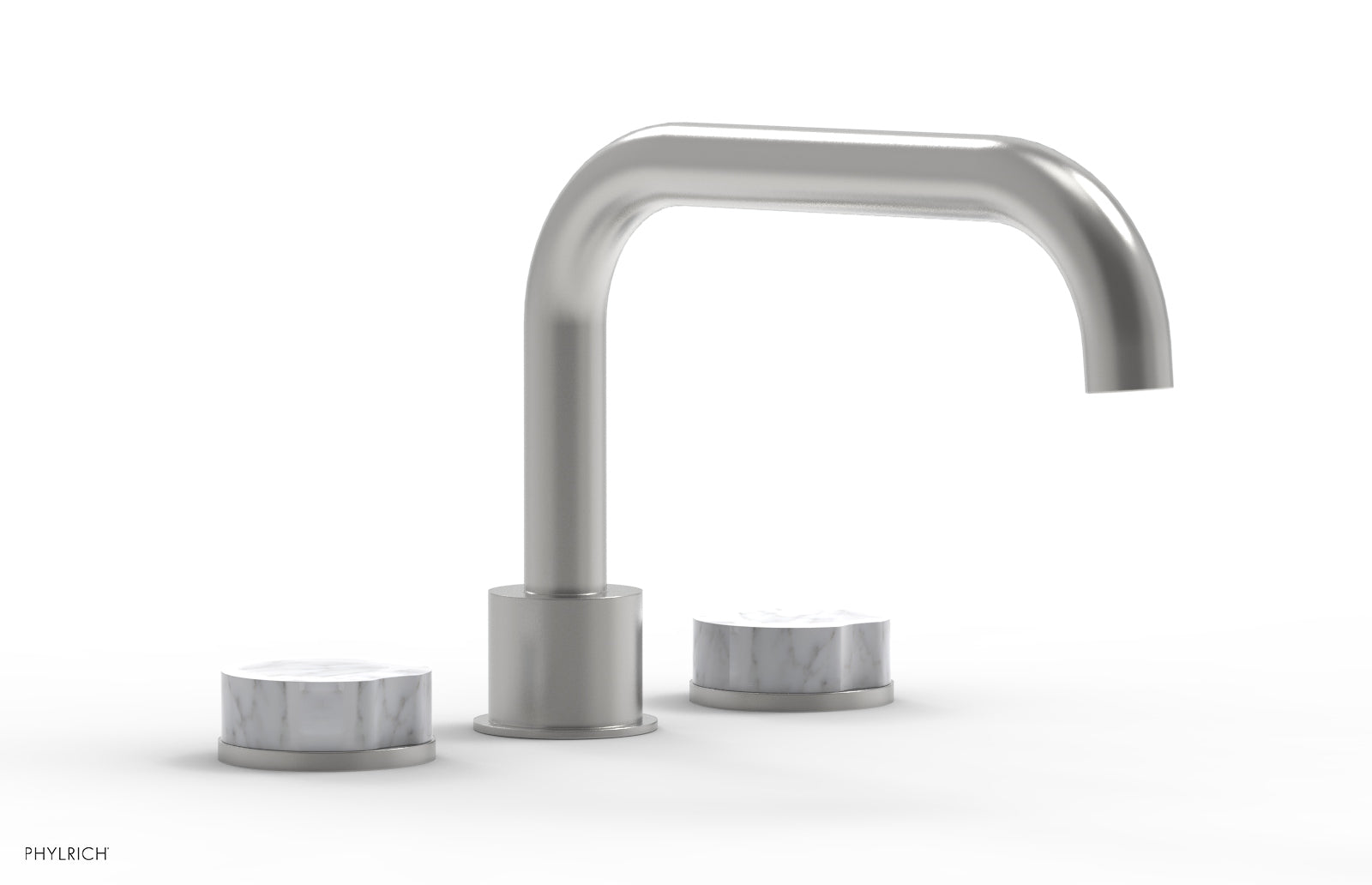 CIRC - Deck Tub Set - Low Spout Marble Handles 250L-42