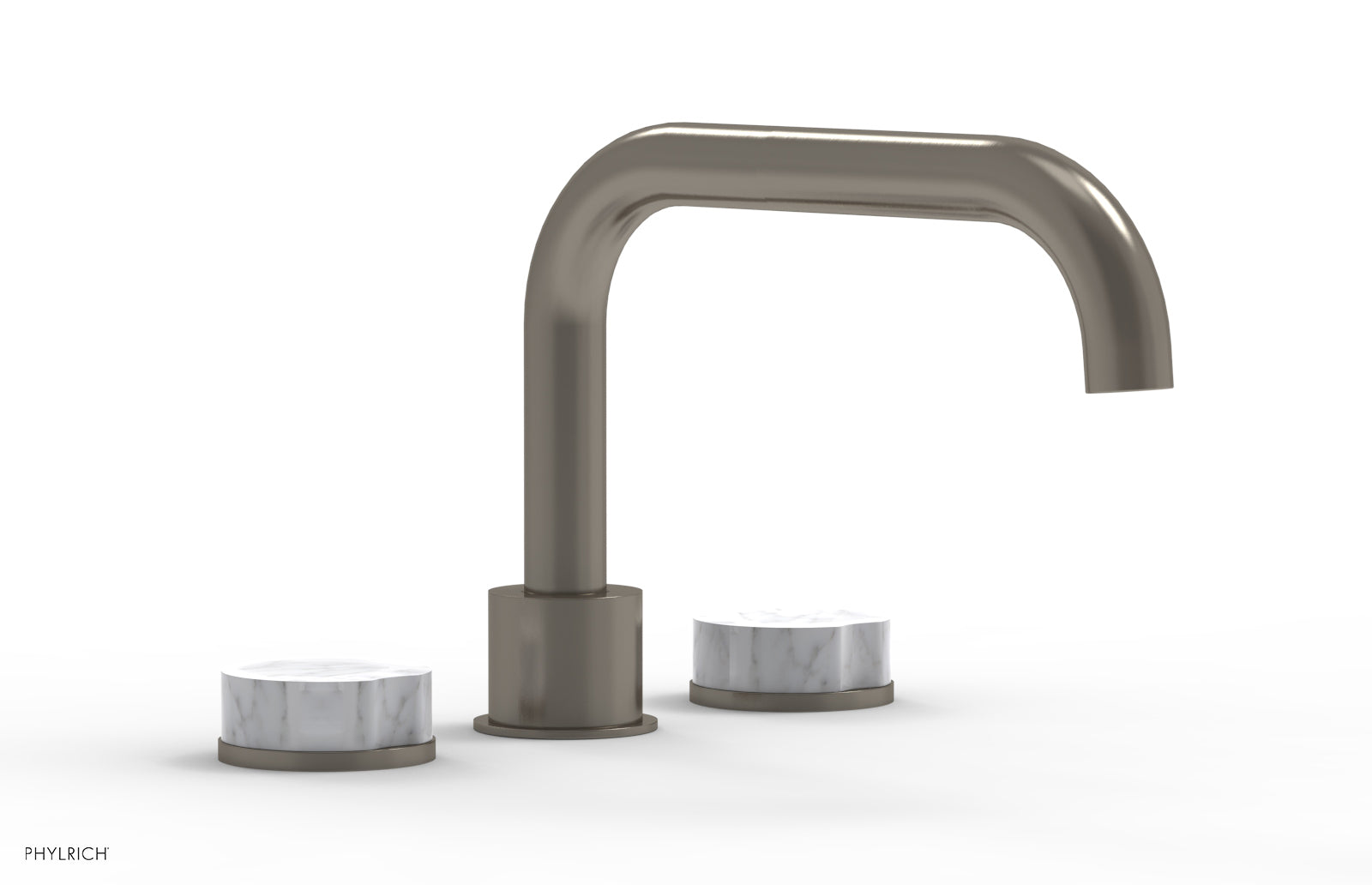 CIRC - Deck Tub Set - Low Spout Marble Handles 250L-42