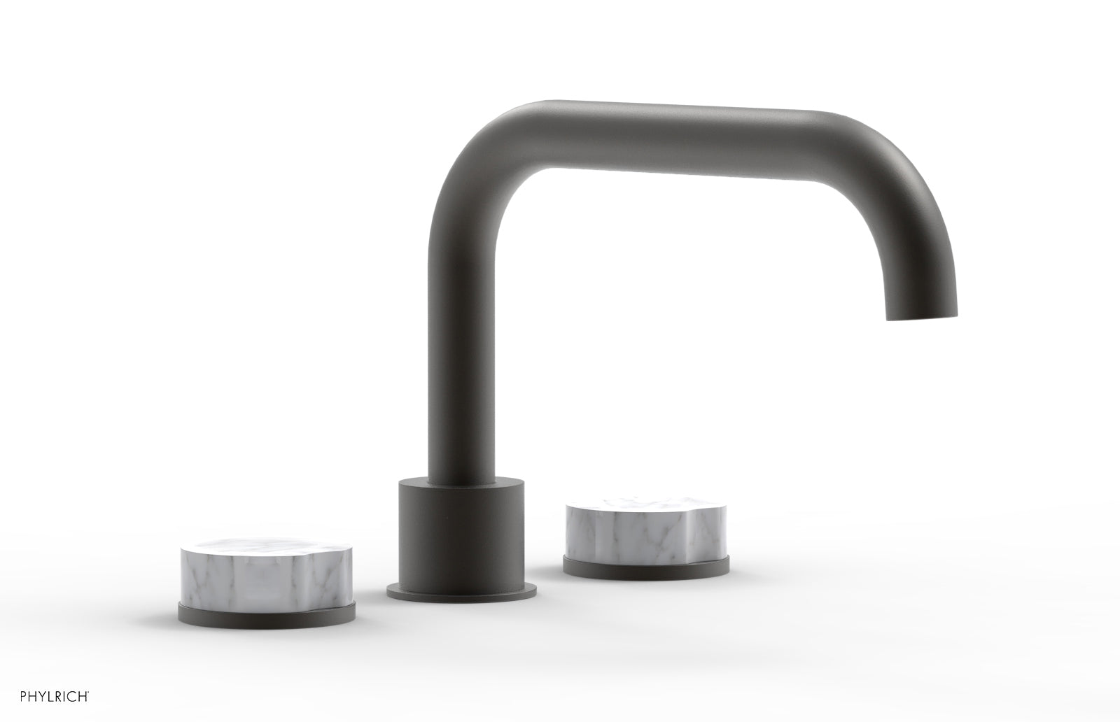 CIRC - Deck Tub Set - Low Spout Marble Handles 250L-42