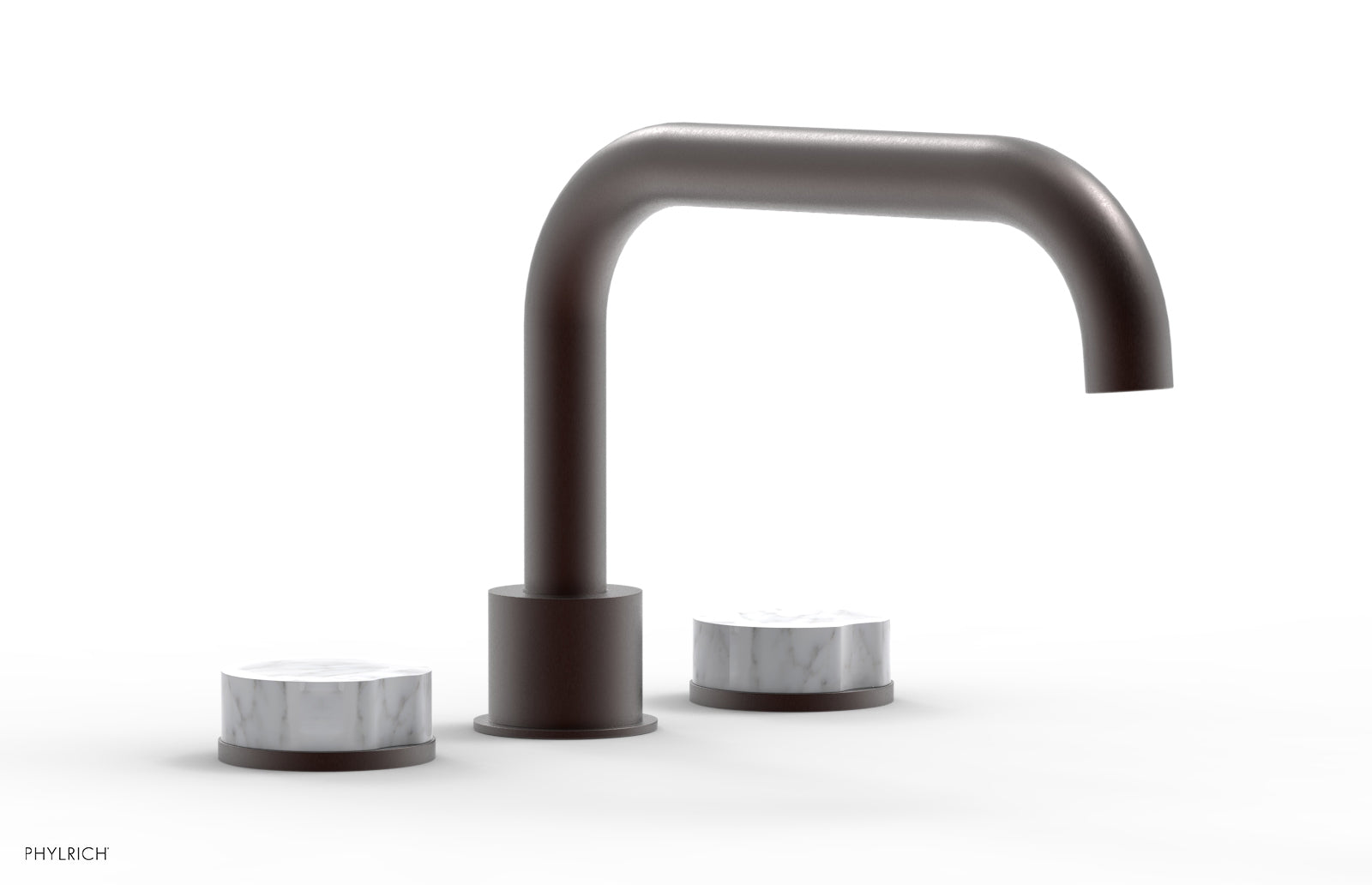 CIRC - Deck Tub Set - Low Spout Marble Handles 250L-42