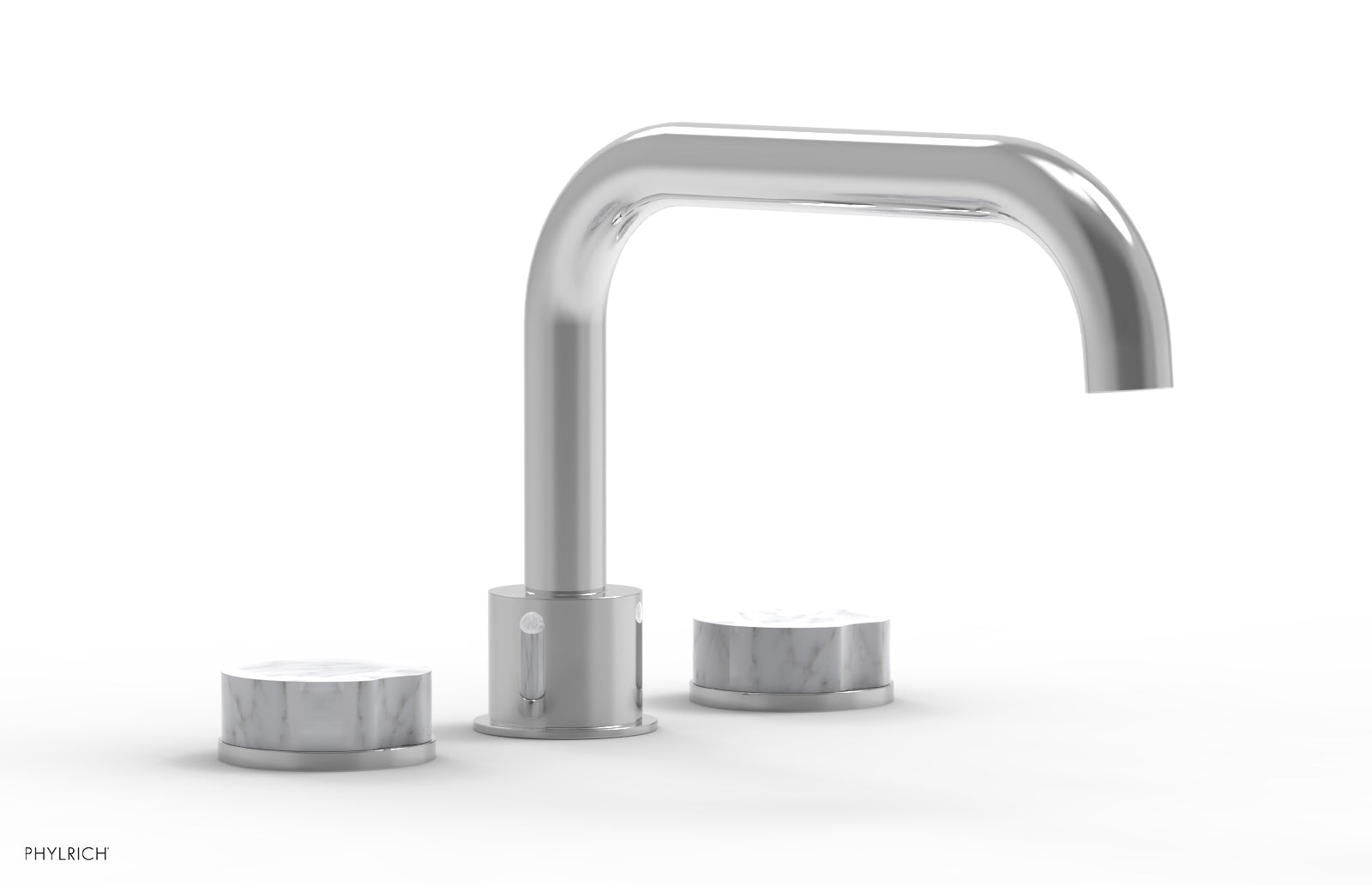 CIRC - Deck Tub Set - Low Spout Marble Handles 250L-42