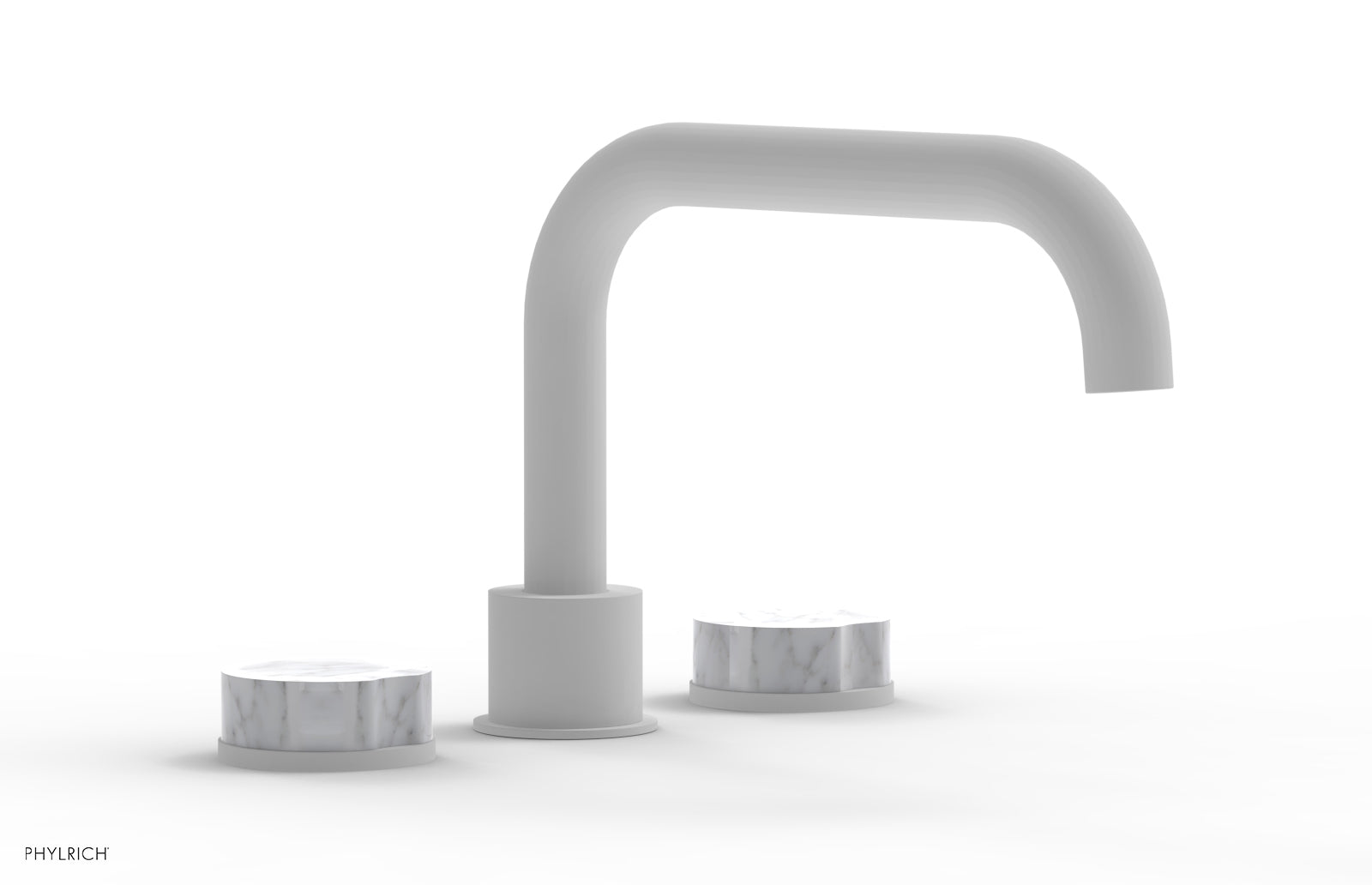 CIRC - Deck Tub Set - Low Spout Marble Handles 250L-42