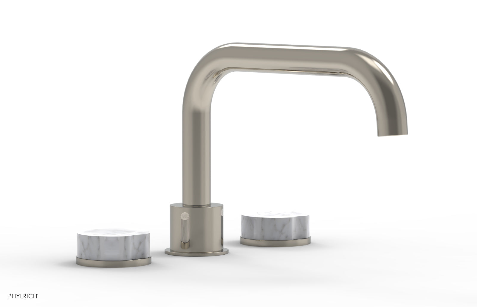 CIRC - Deck Tub Set - Low Spout Marble Handles 250L-42