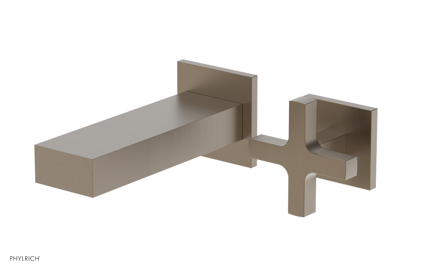 CROI - 6" Single Cross Handle Wall Lavatory Set 255-15-6