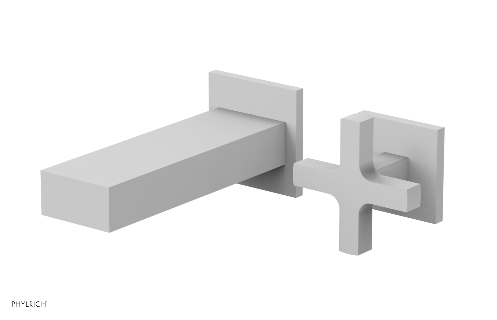 CROI - 6" Single Cross Handle Wall Lavatory Set 255-15-6