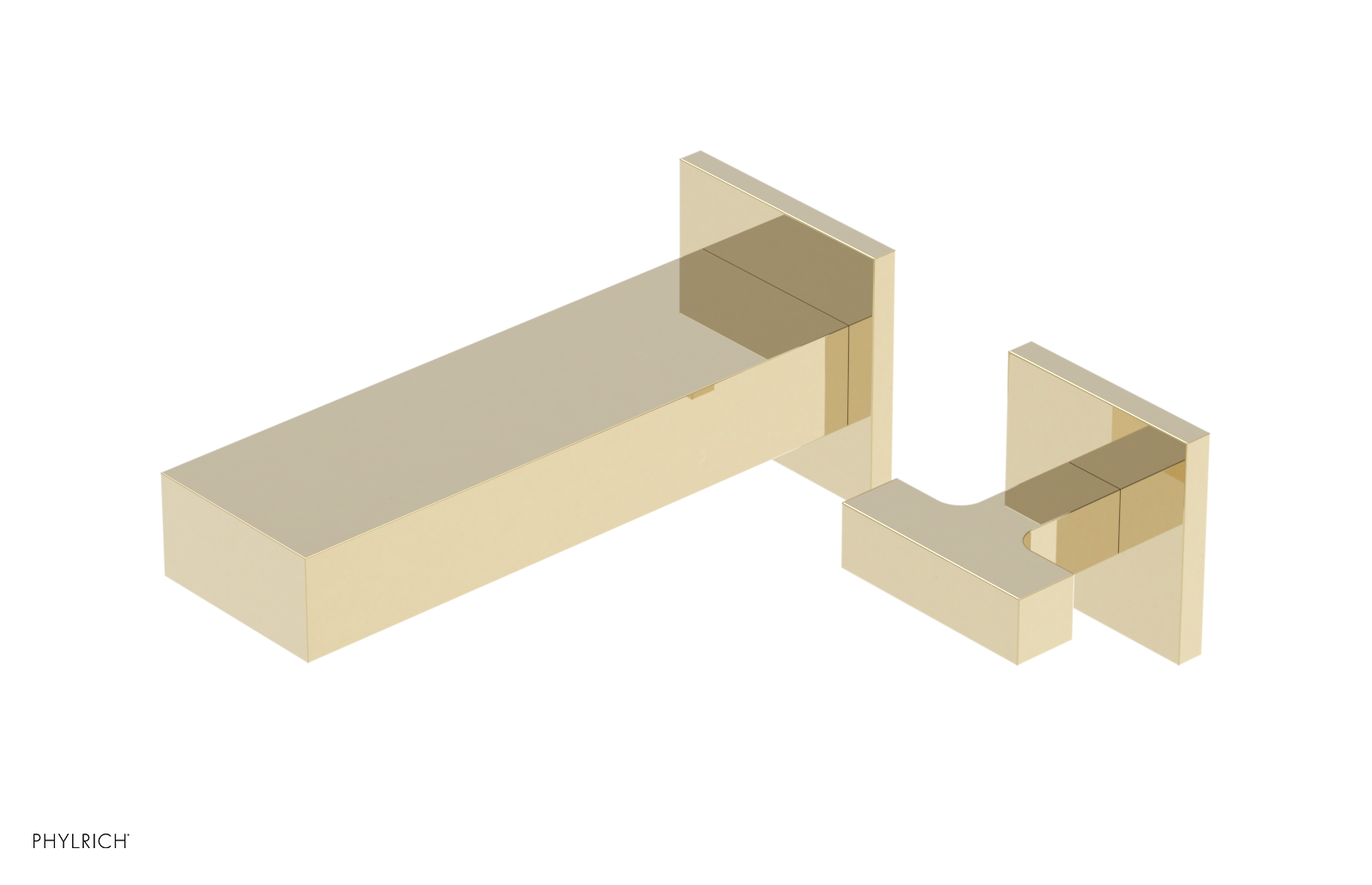 CROI - 10" Single Cross Handle Wall Lavatory Set 255-15-10