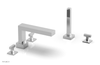 CROI - Deck Tub Set with Hand Shower - Lever Handles 255-49