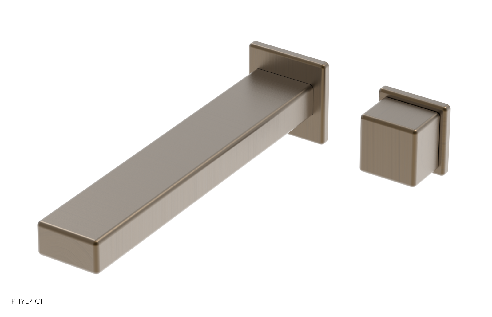 MIX - 10" Single Handle Wall Lavatory Set - Cube Handle 290-20-10