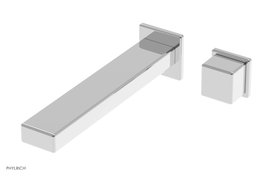 MIX - 10" Single Handle Wall Lavatory Set - Cube Handle 290-20-10