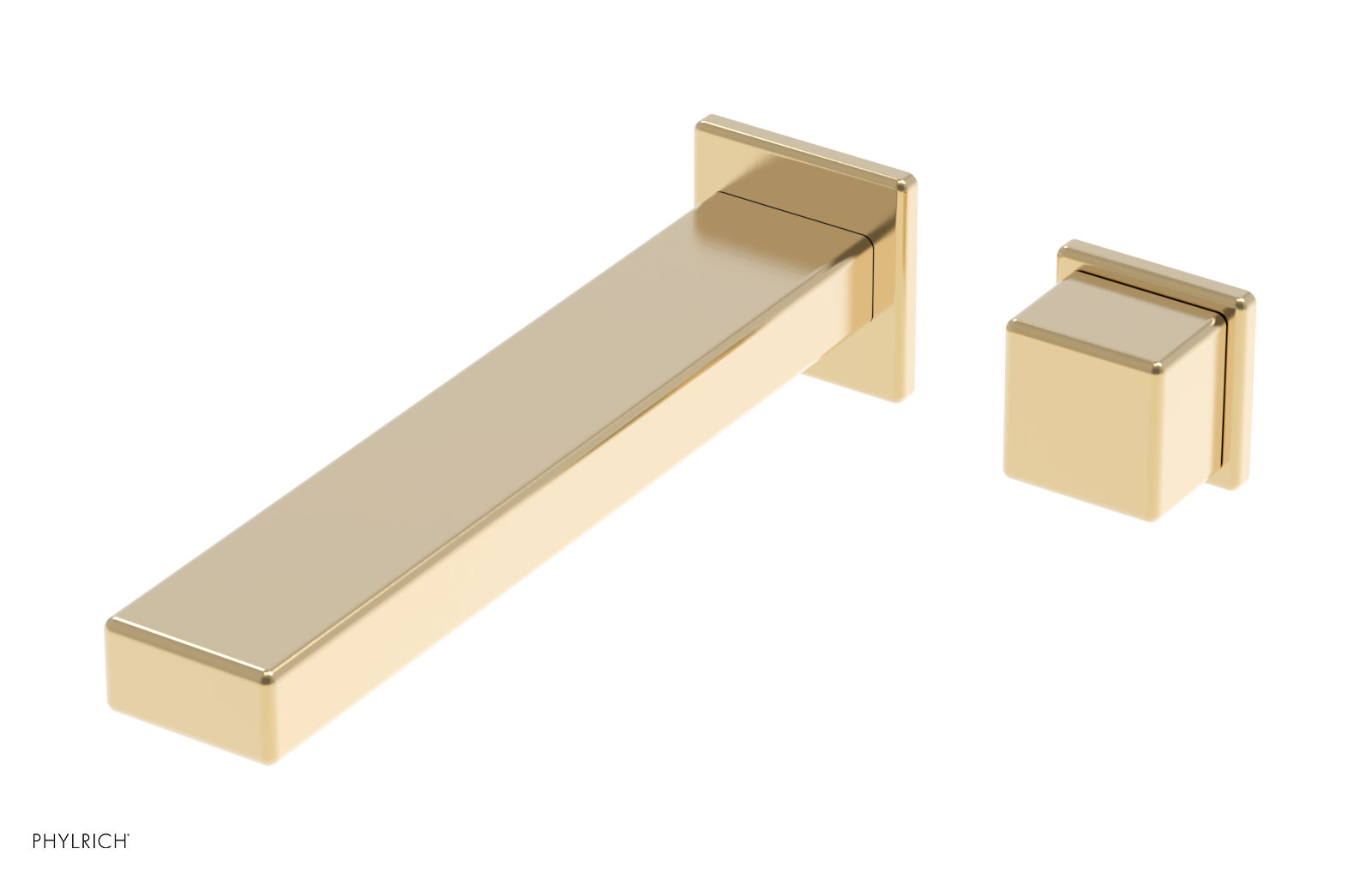 MIX - 10" Single Handle Wall Lavatory Set - Cube Handle 290-20-10
