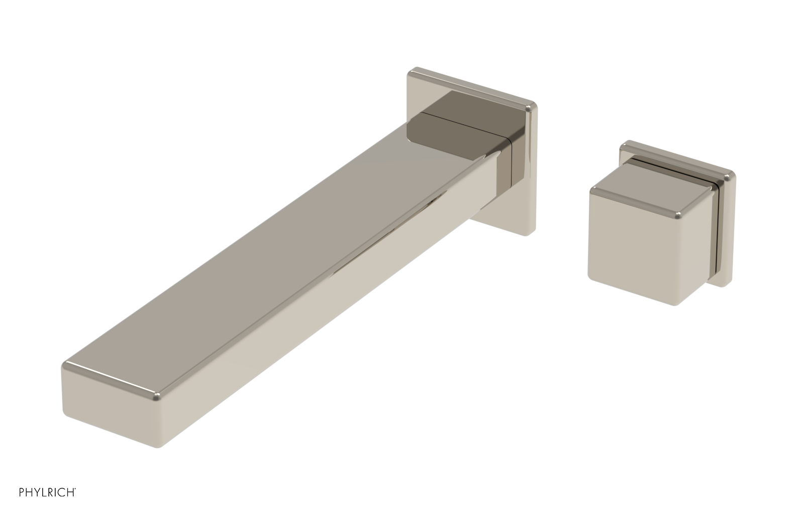 MIX - 10" Single Handle Wall Lavatory Set - Cube Handle 290-20-10