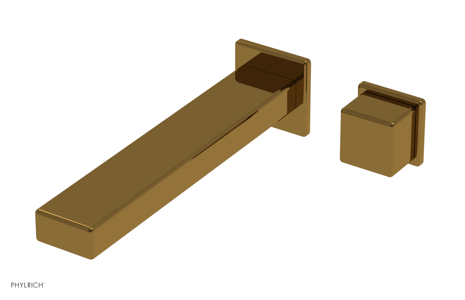 MIX - 10" Single Handle Wall Lavatory Set - Cube Handle 290-20-10