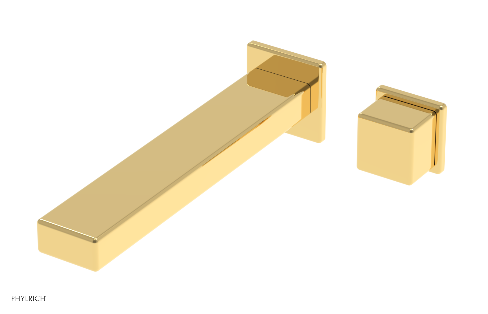 MIX - 10" Single Handle Wall Lavatory Set - Cube Handle 290-20-10