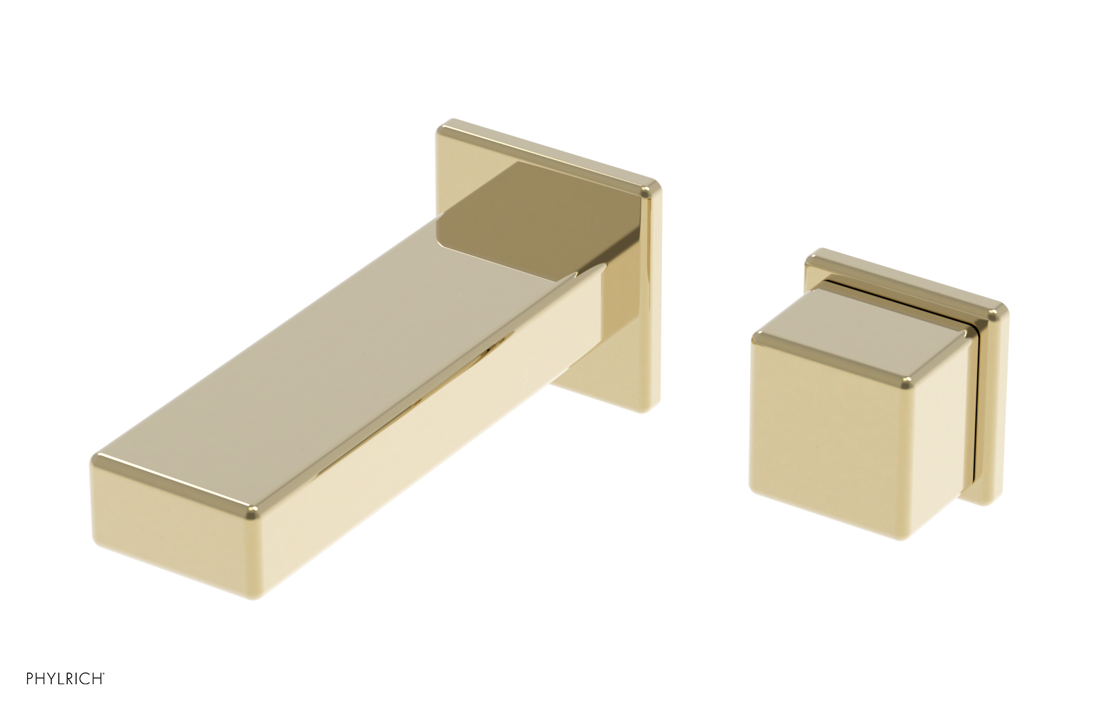 MIX - 6" Single Handle Wall Lavatory Set - Cube Handle 290-20-6