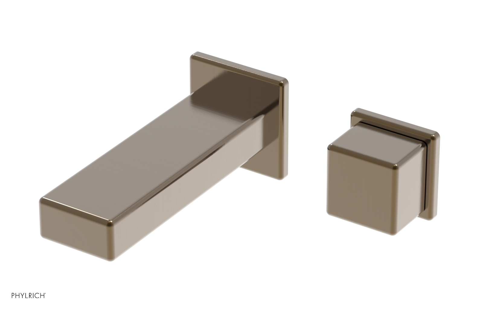 MIX - 6" Single Handle Wall Lavatory Set - Cube Handle 290-20-6