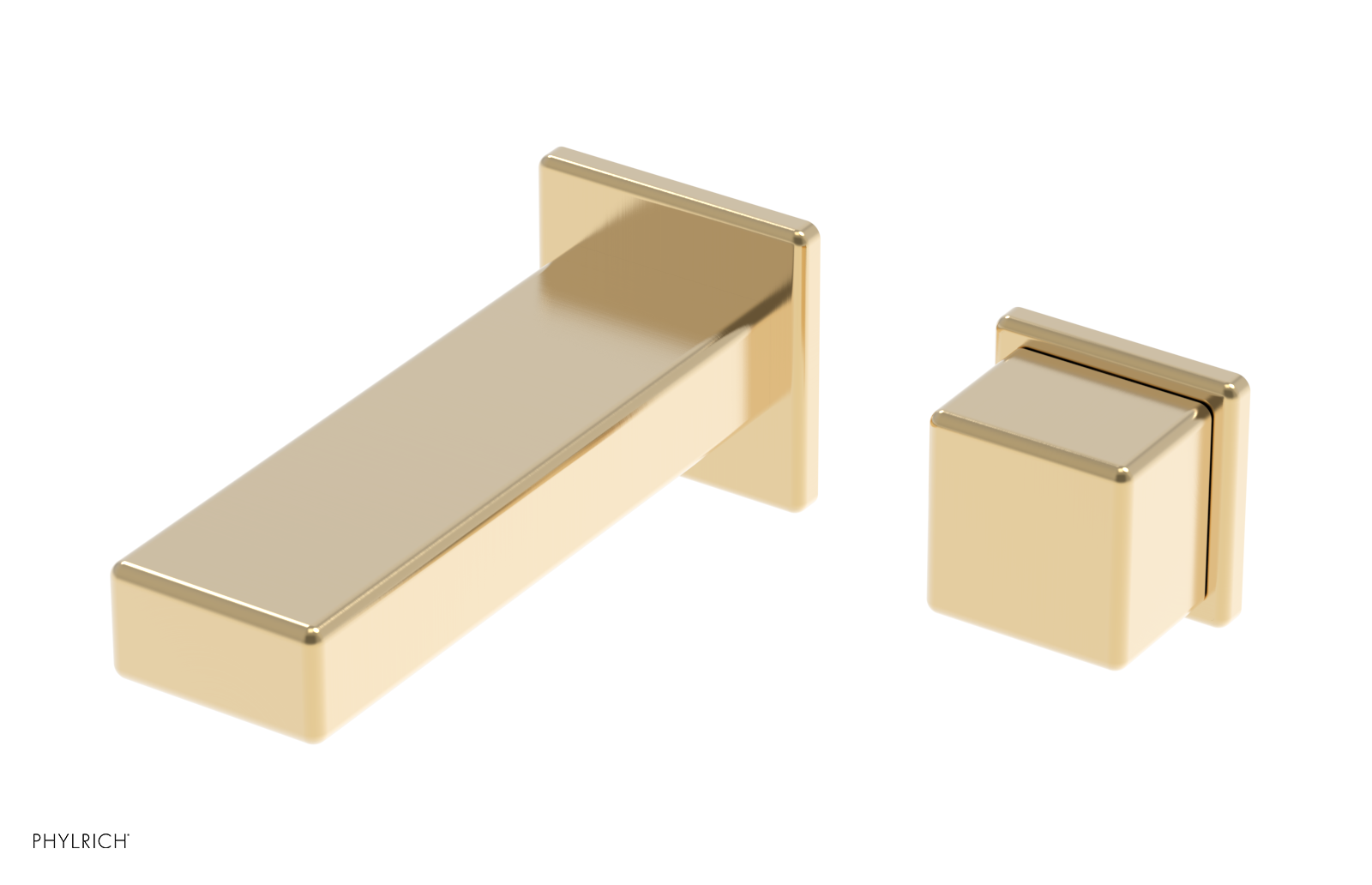 MIX - 6" Single Handle Wall Lavatory Set - Cube Handle 290-20-6