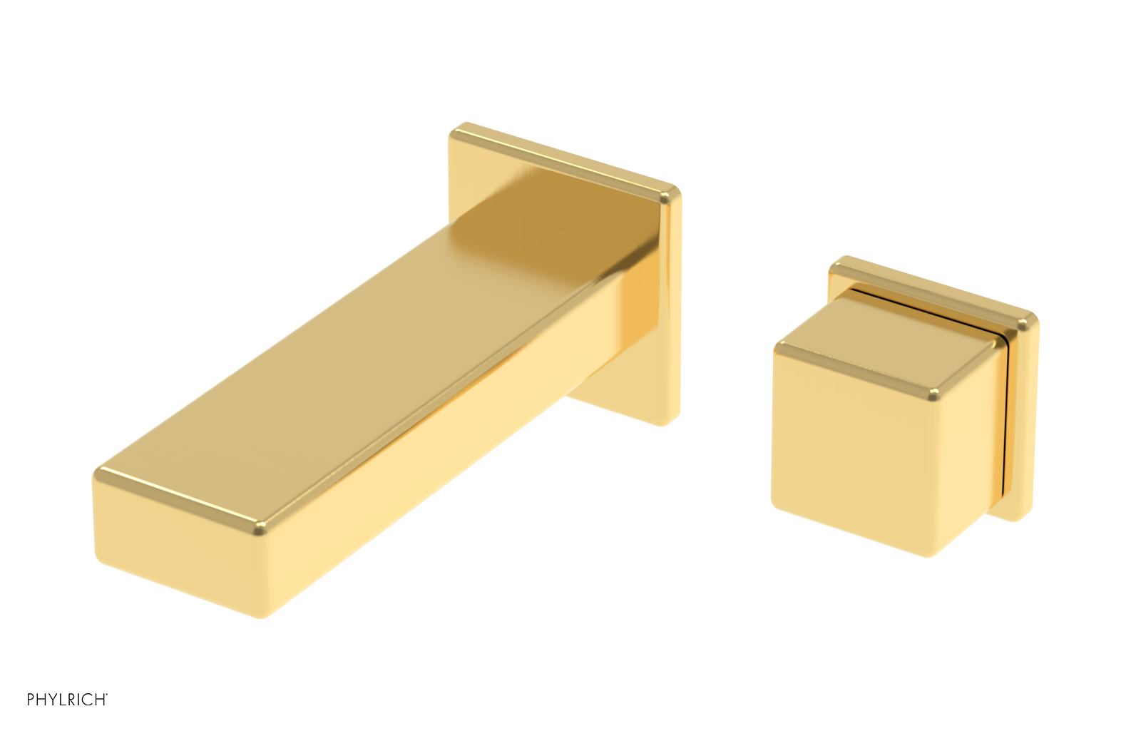 MIX - 6" Single Handle Wall Lavatory Set - Cube Handle 290-20-6