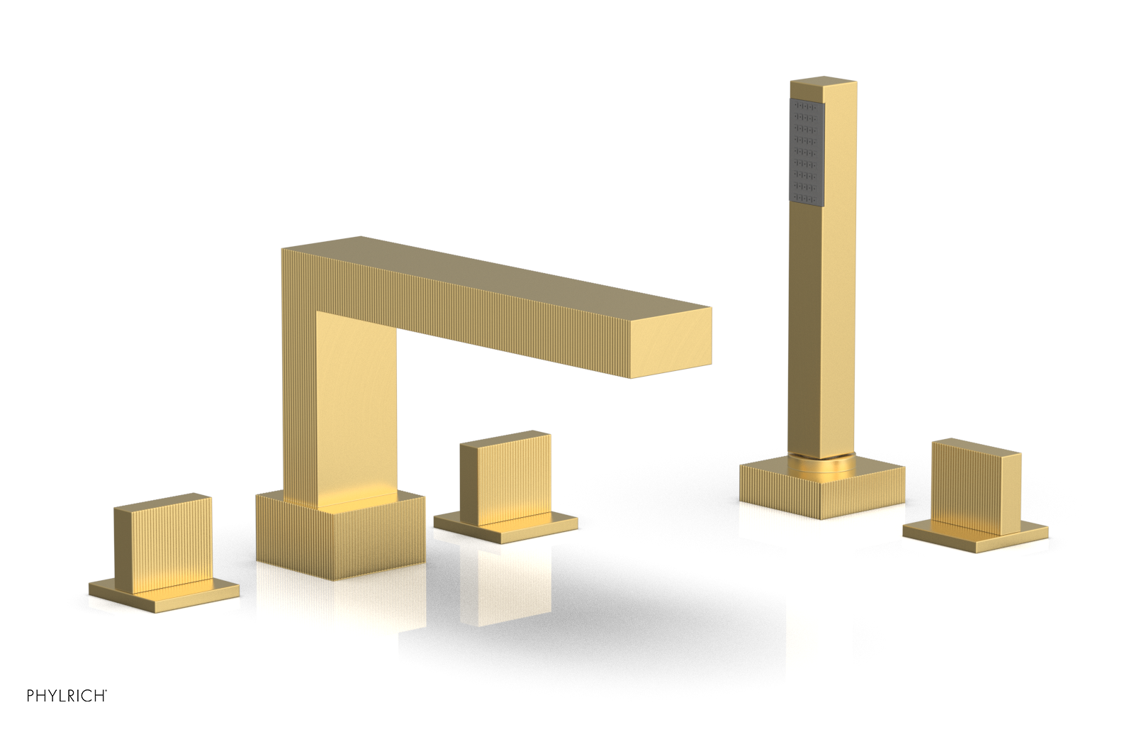 STRIA Deck Tub Set with Hand Shower Blade Handles 291-48