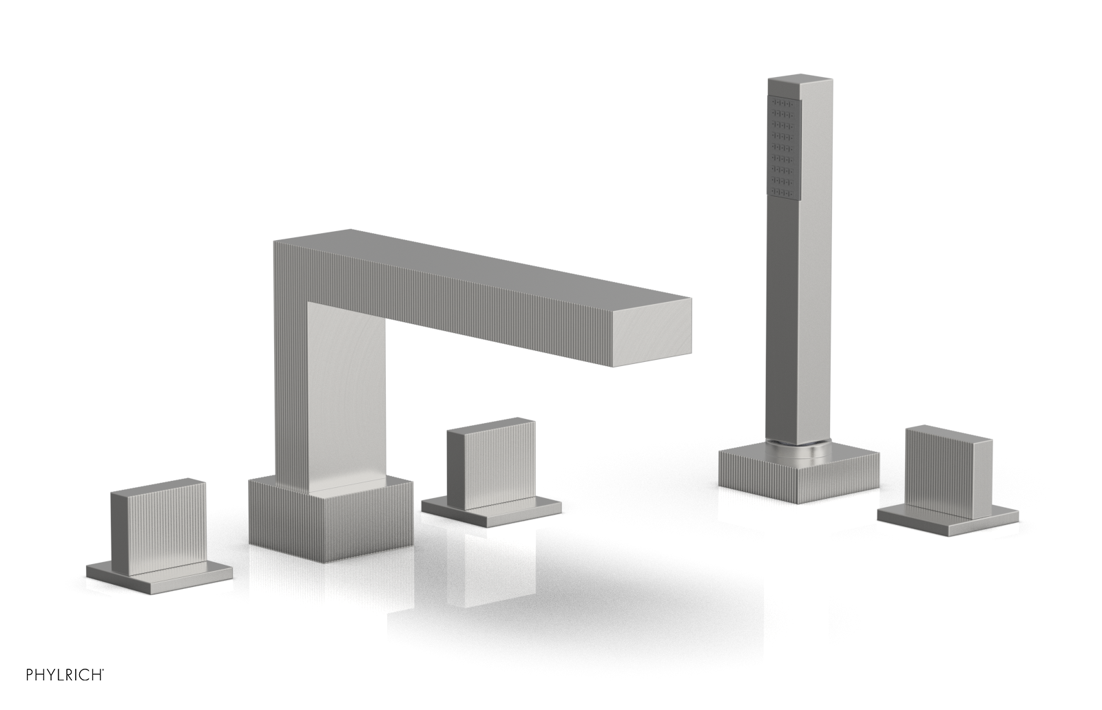 STRIA Deck Tub Set with Hand Shower Blade Handles 291-48