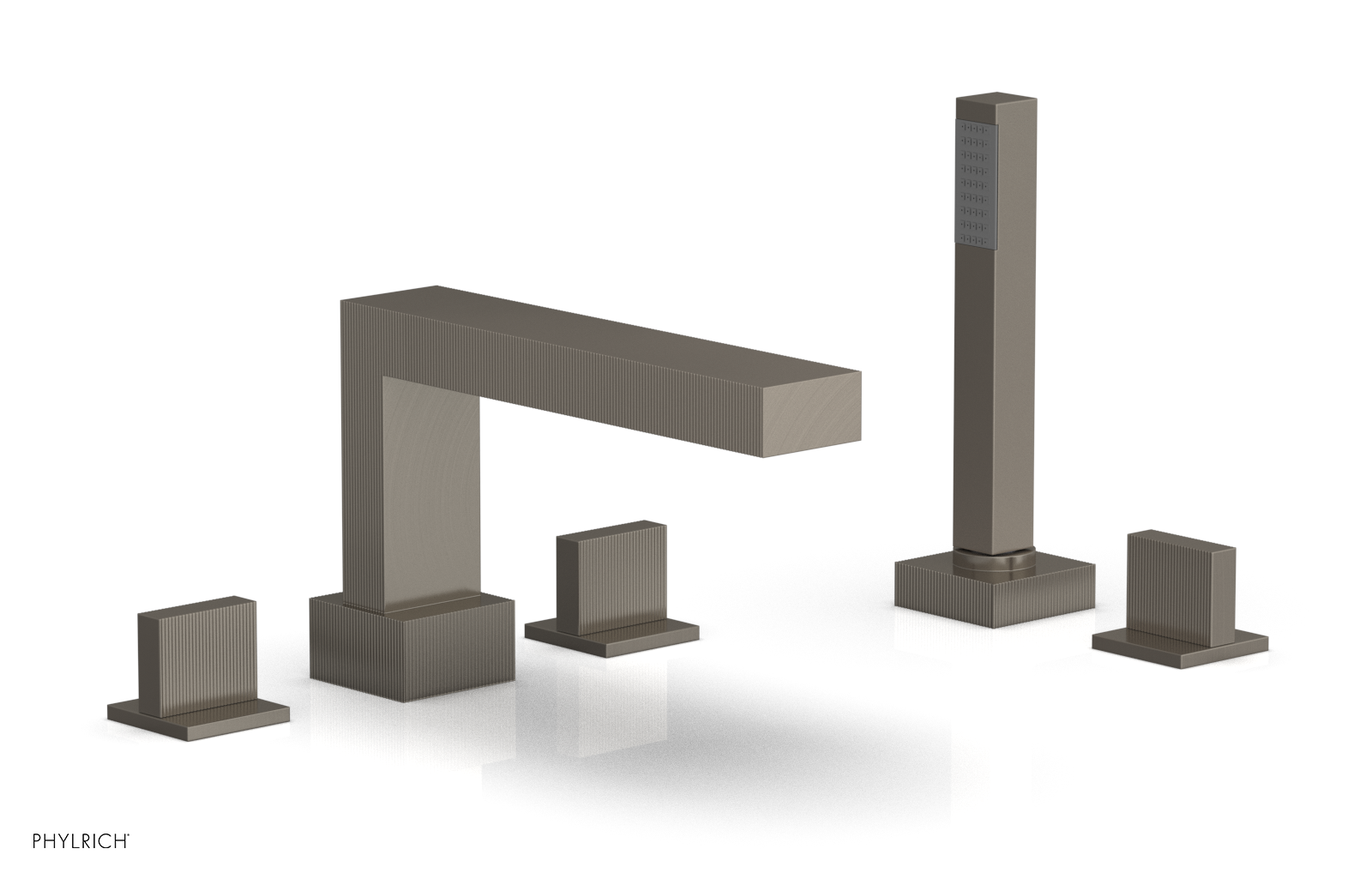 STRIA Deck Tub Set with Hand Shower Blade Handles 291-48