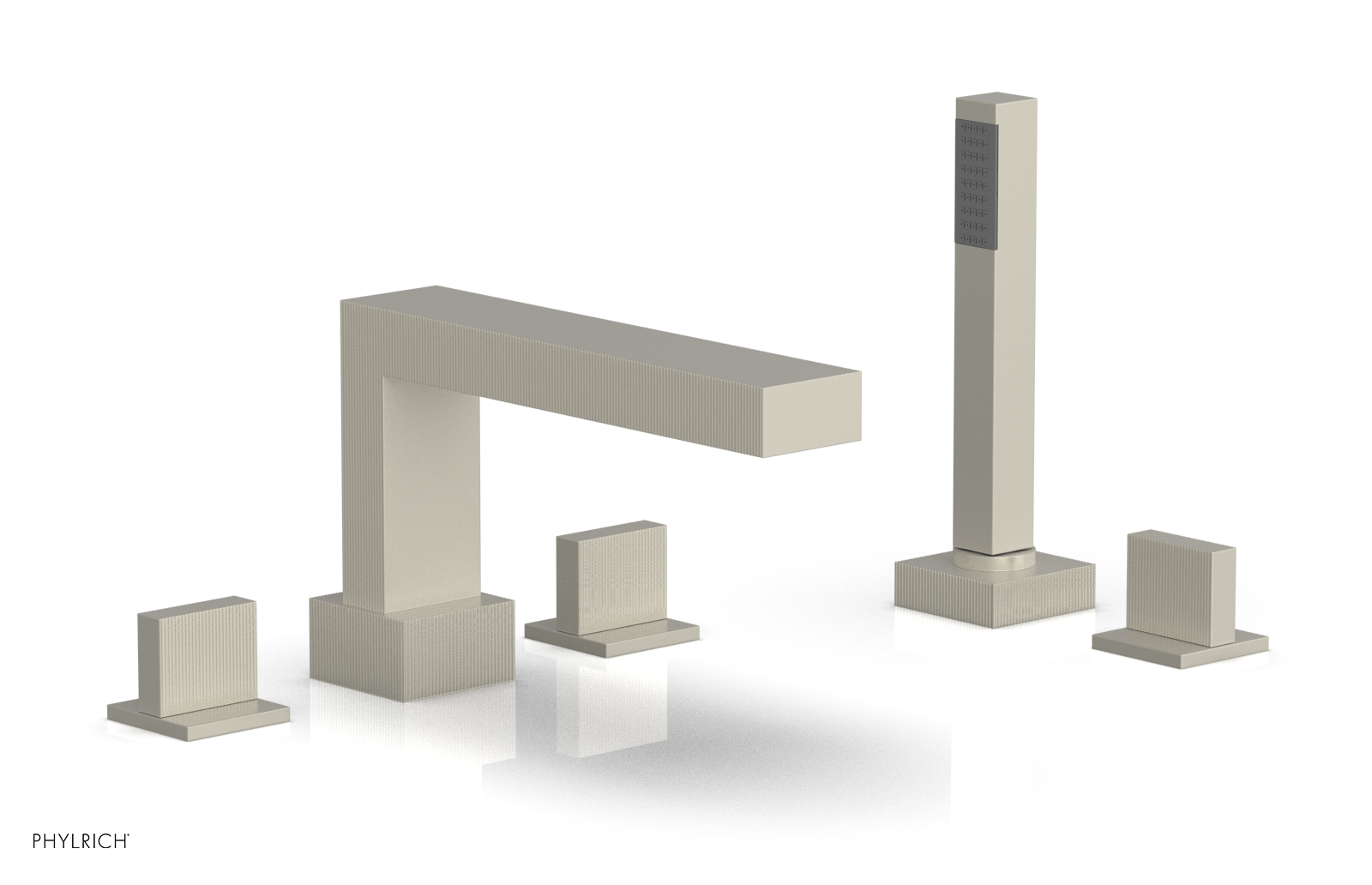 STRIA Deck Tub Set with Hand Shower Blade Handles 291-48