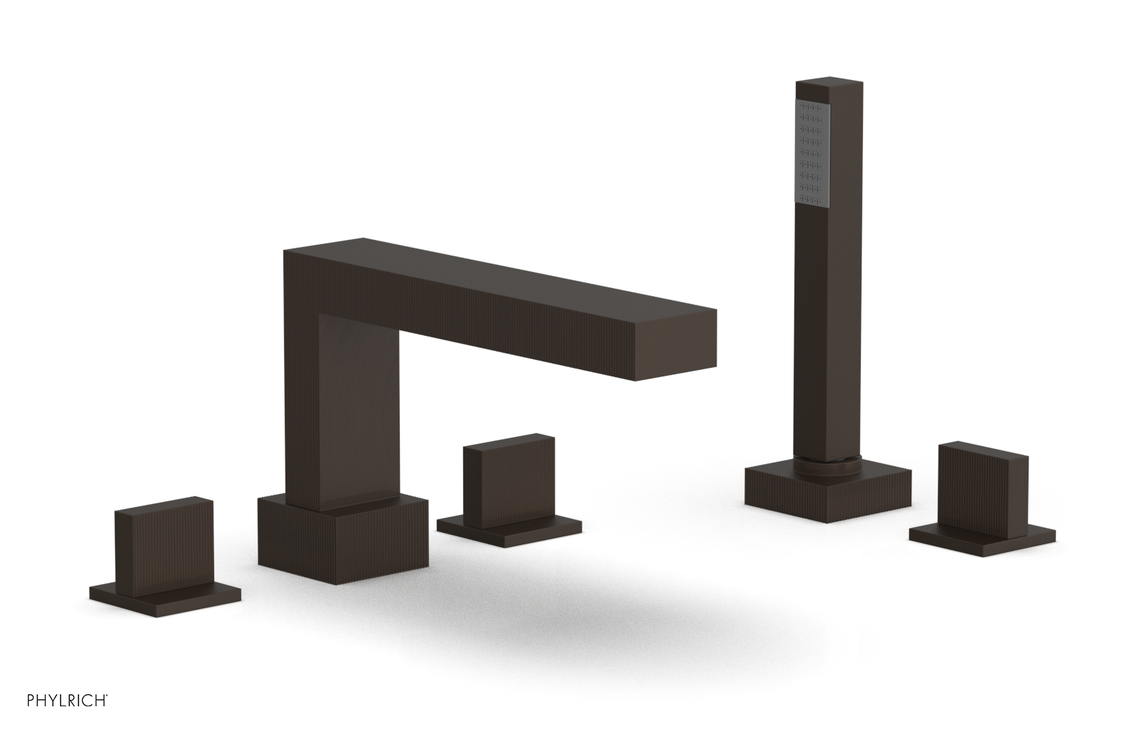 STRIA Deck Tub Set with Hand Shower Blade Handles 291-48