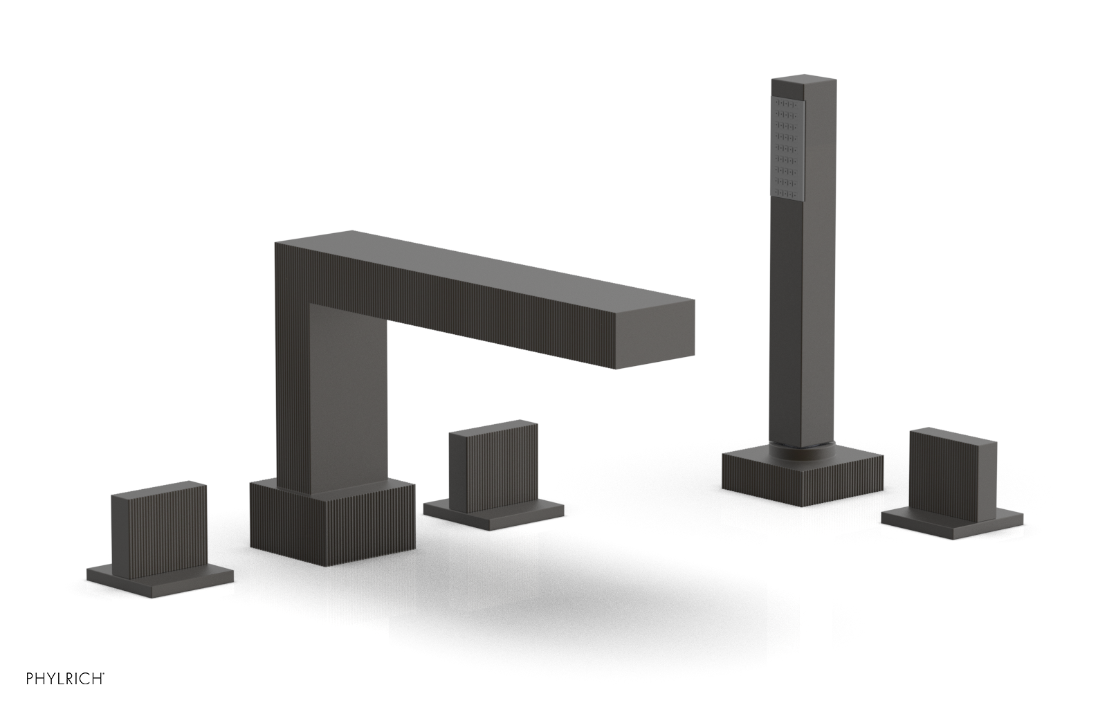 STRIA Deck Tub Set with Hand Shower Blade Handles 291-48