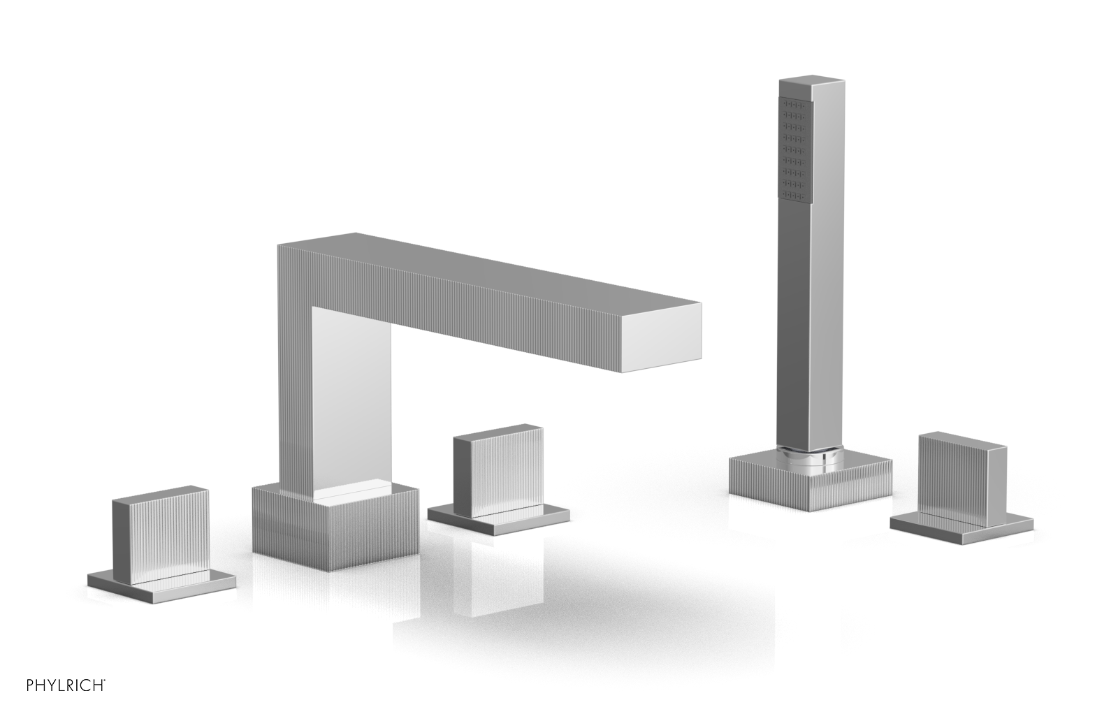 STRIA Deck Tub Set with Hand Shower Blade Handles 291-48