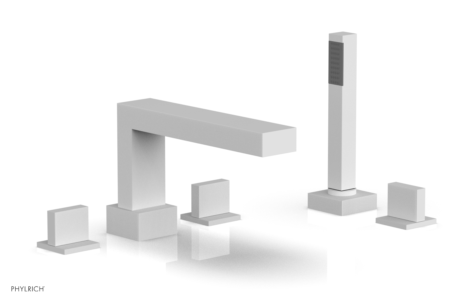 STRIA Deck Tub Set with Hand Shower Blade Handles 291-48