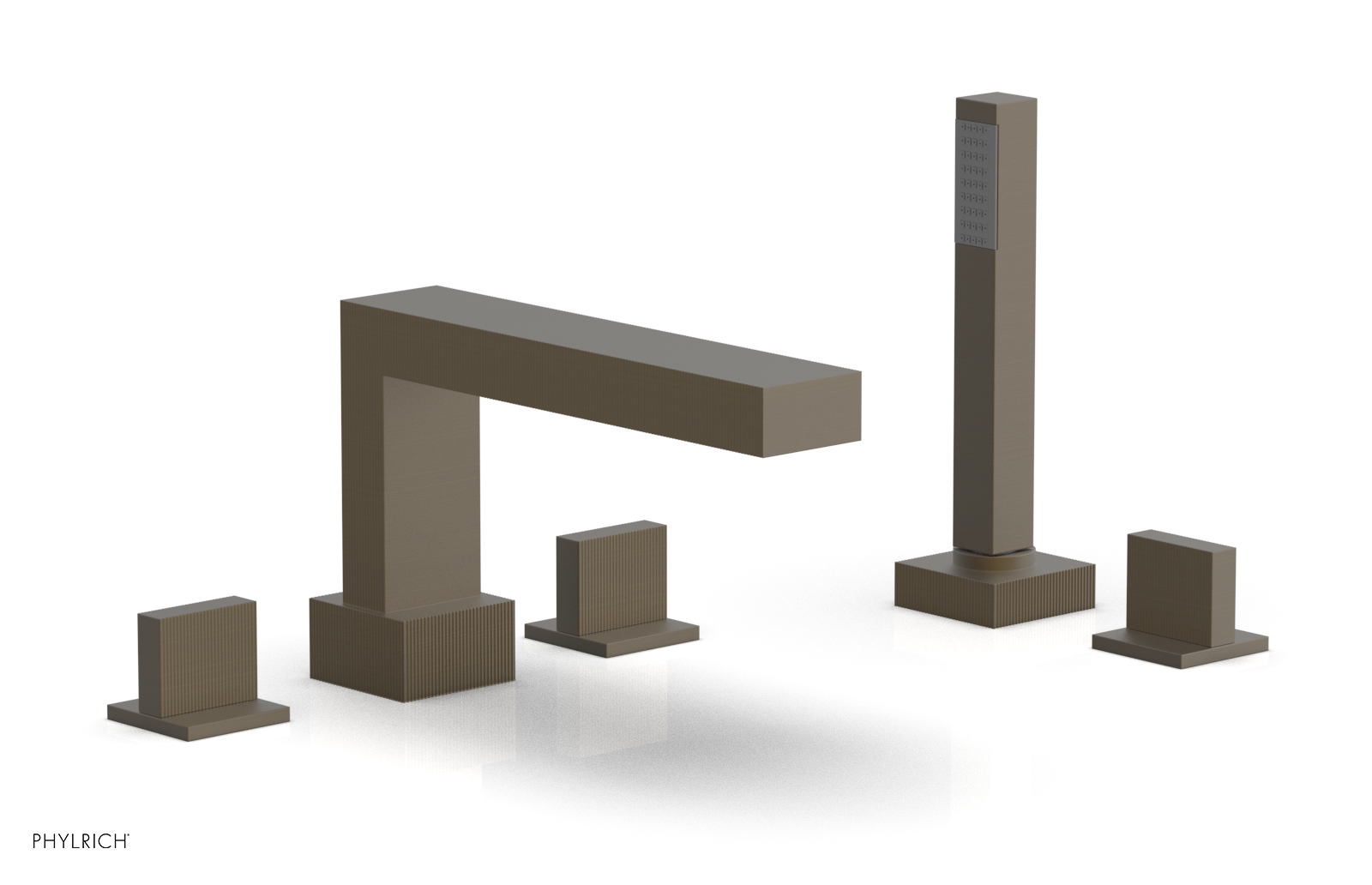 STRIA Deck Tub Set with Hand Shower Blade Handles 291-48