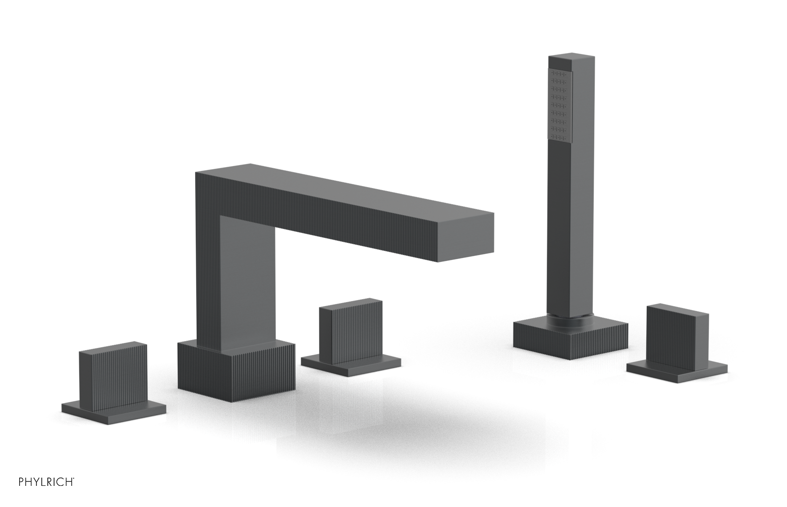 STRIA Deck Tub Set with Hand Shower Blade Handles 291-48