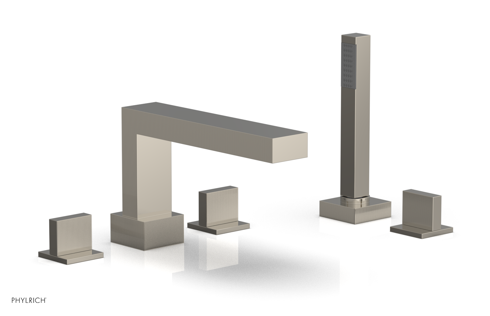 STRIA Deck Tub Set with Hand Shower Blade Handles 291-48