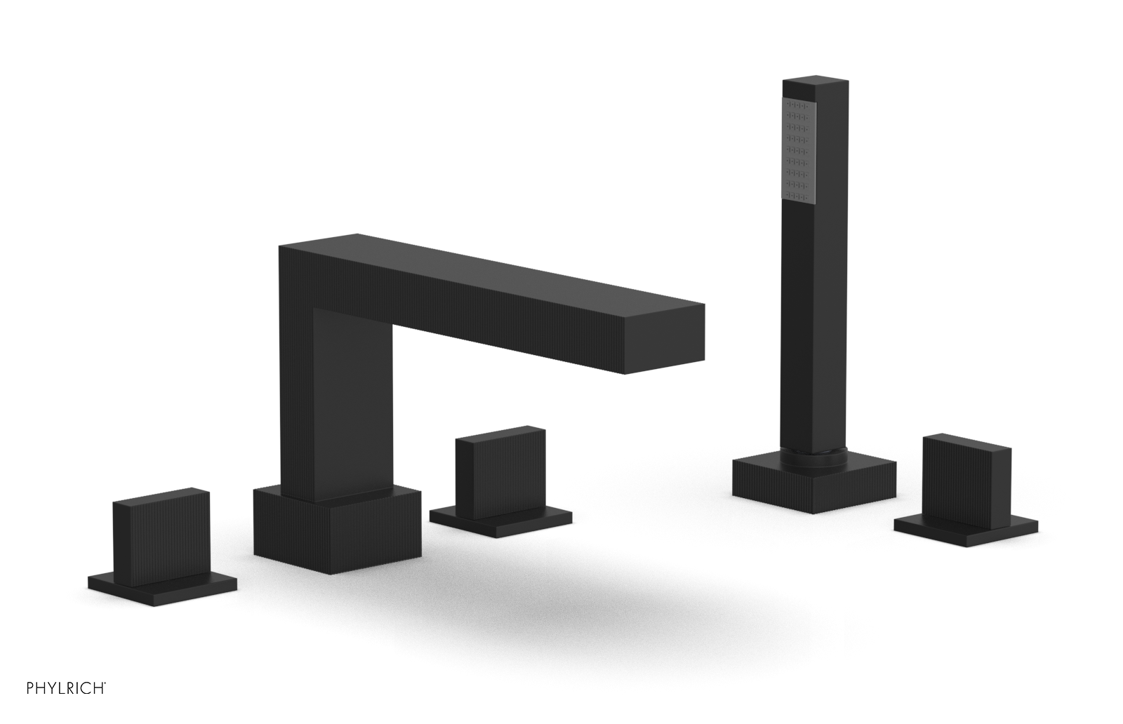 STRIA Deck Tub Set with Hand Shower Blade Handles 291-48