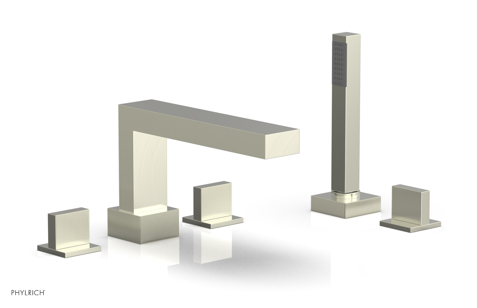 STRIA Deck Tub Set with Hand Shower Blade Handles 291-48