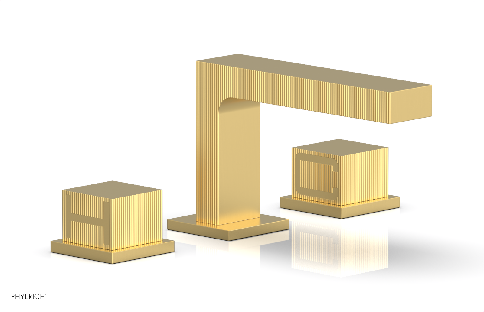 STRIA Widespread Faucet Cube Handles 291L-04