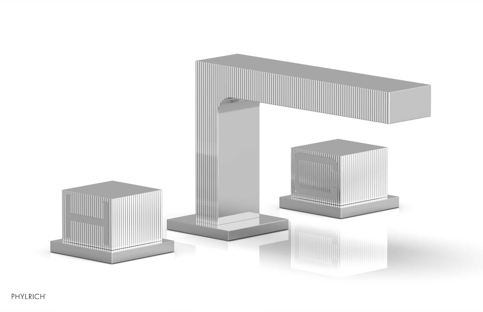 STRIA Widespread Faucet Cube Handles 291L-04