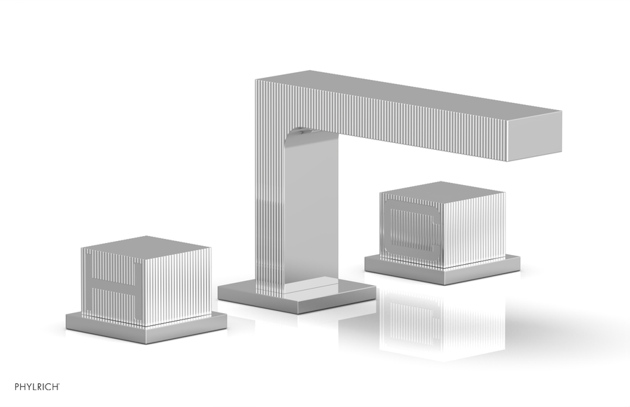 STRIA Widespread Faucet Cube Handles 291L-04