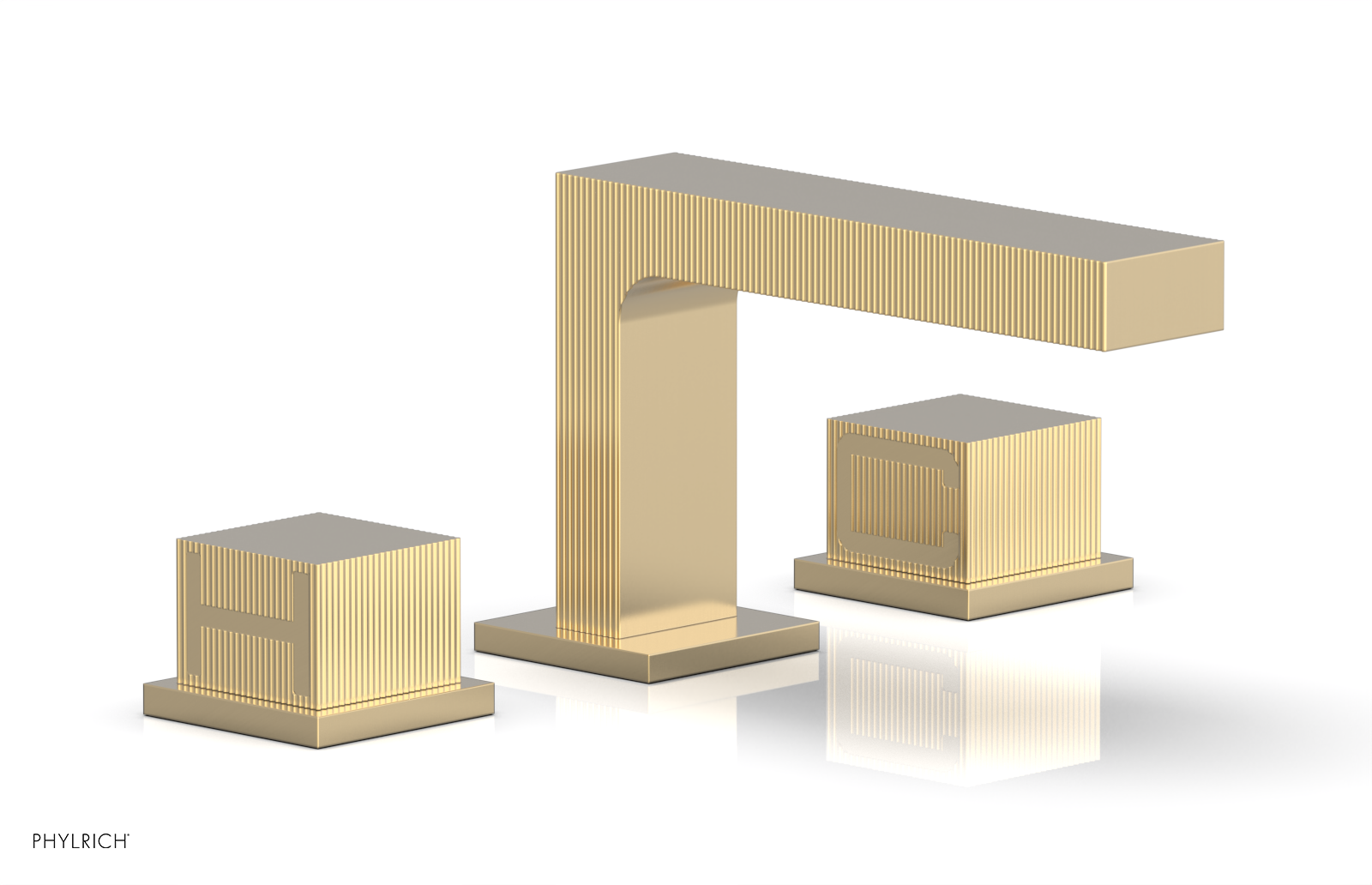 STRIA Widespread Faucet Cube Handles 291L-04