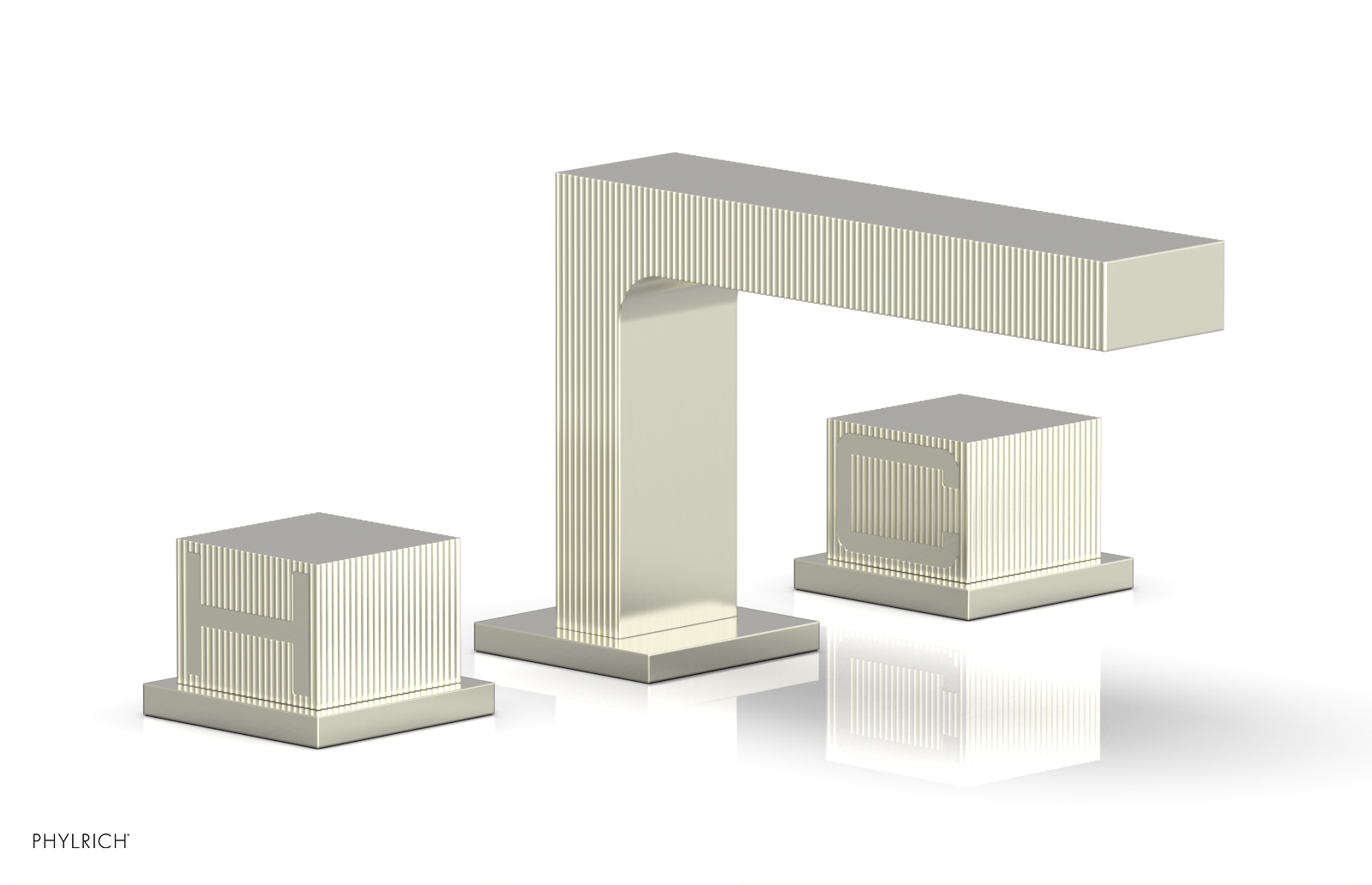 STRIA Widespread Faucet Cube Handles 291L-04