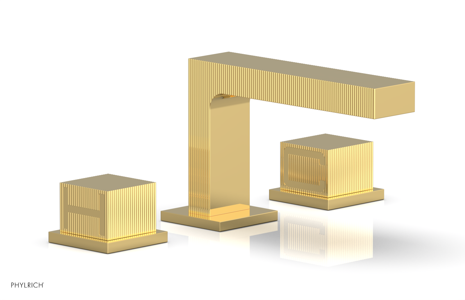 STRIA Widespread Faucet Cube Handles 291L-04