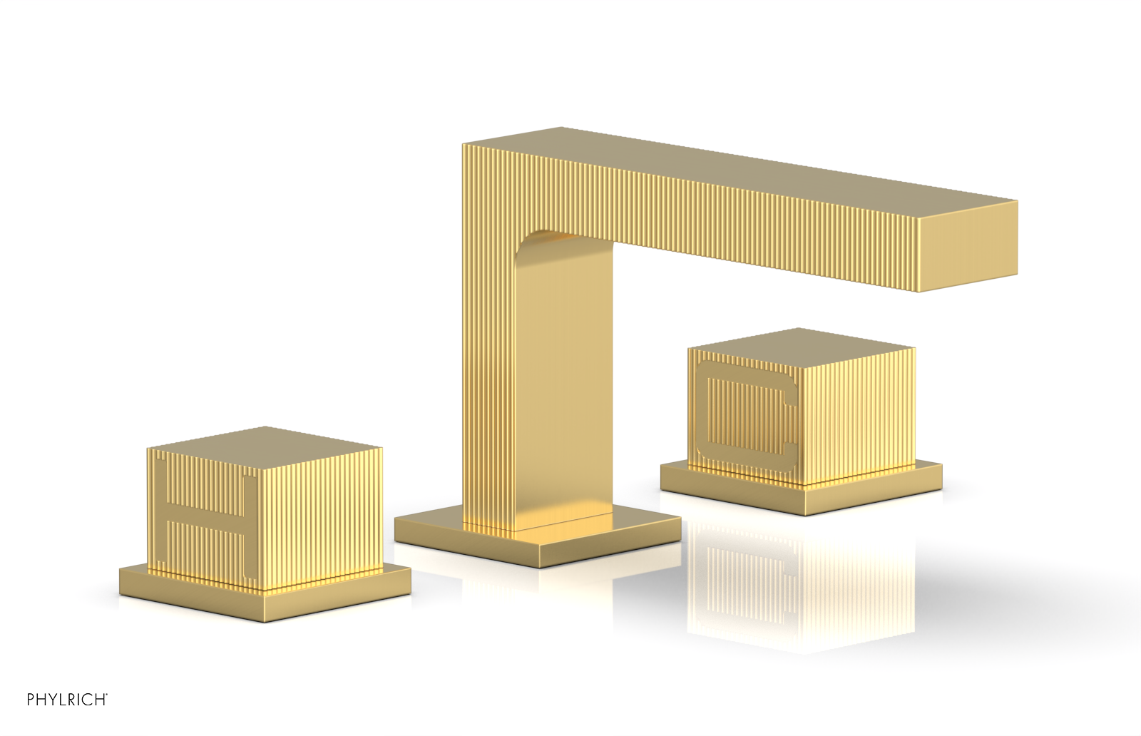 STRIA Widespread Faucet Cube Handles 291L-04