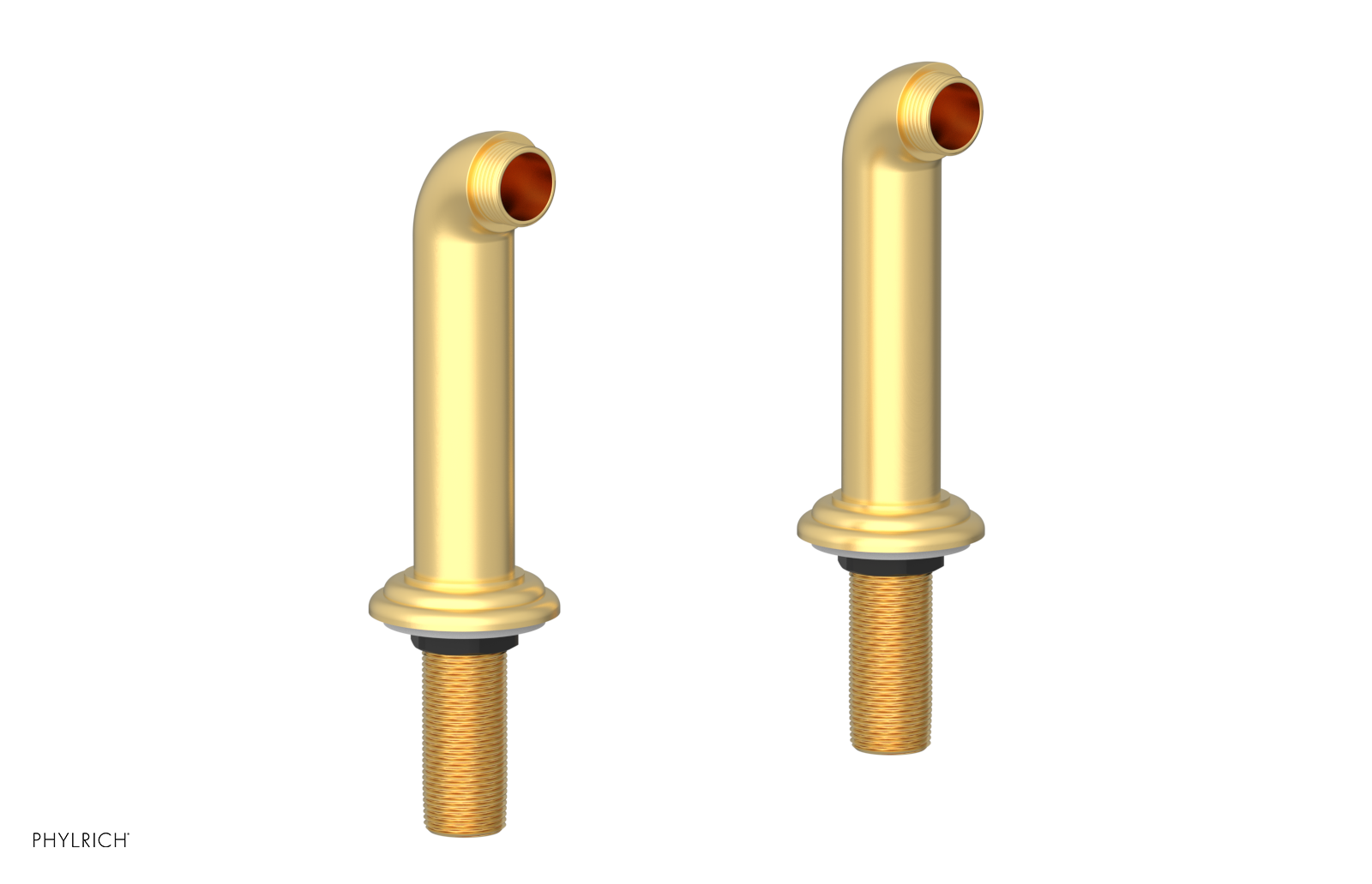 Pair of 5" Deck Risers Only  (Does NOT Include Tub Filler or Hand Shower) 3-307